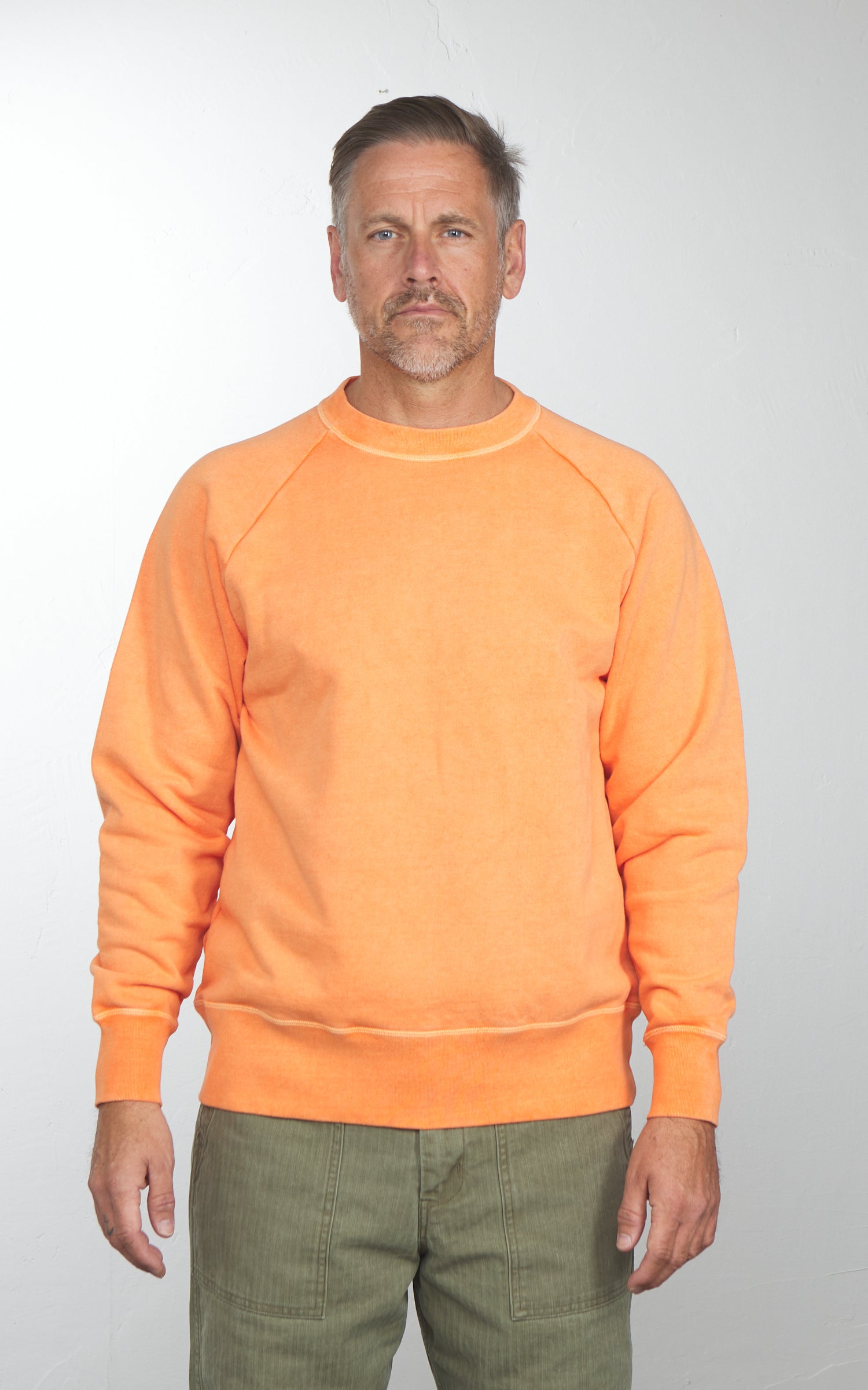 Barns Outfitters BR-26110 G.O.A.T. Slub Sweatshirt Orange
