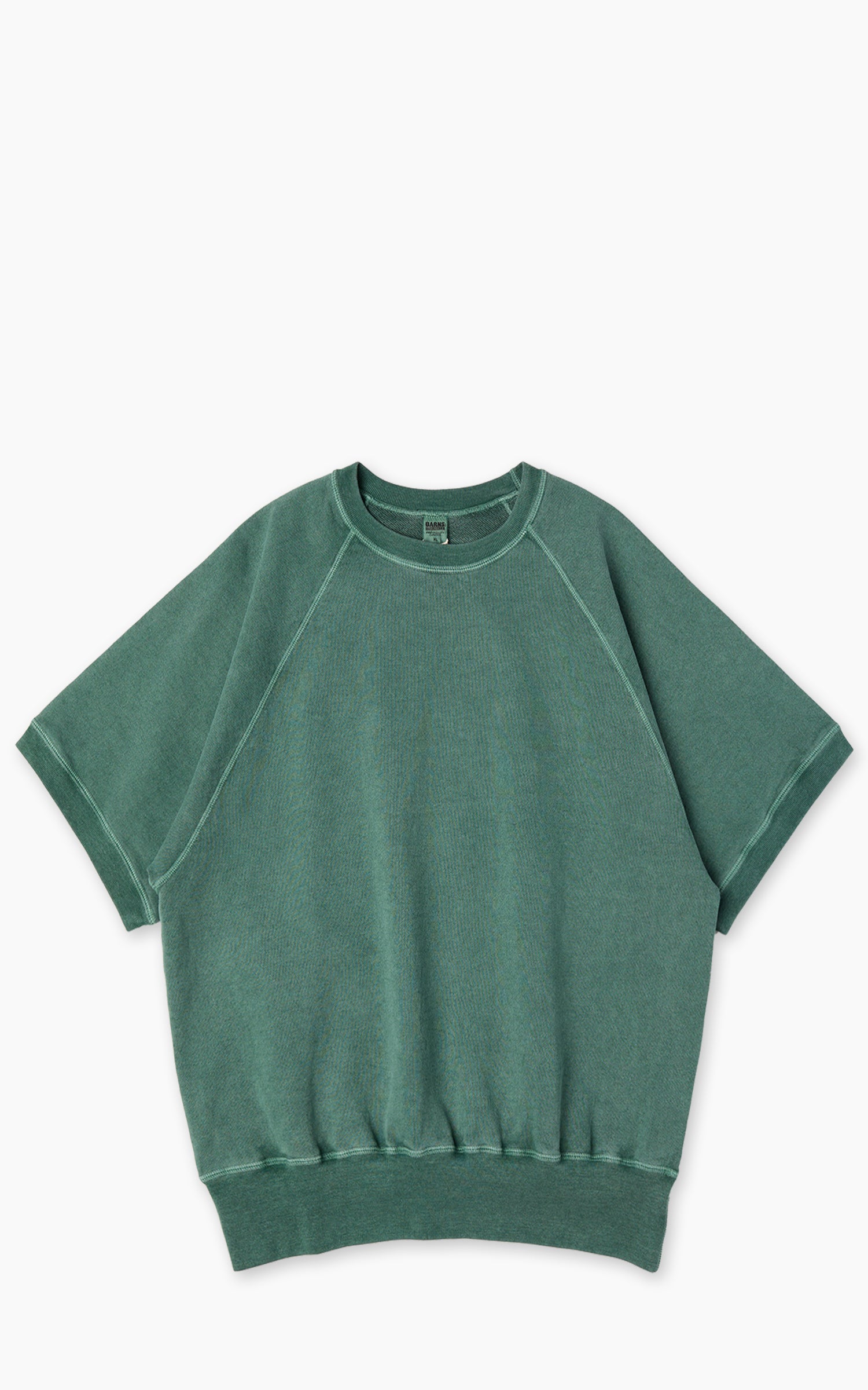 Barns Outfitters BR-26113 90's Short Sleeve Sweatshirt Green