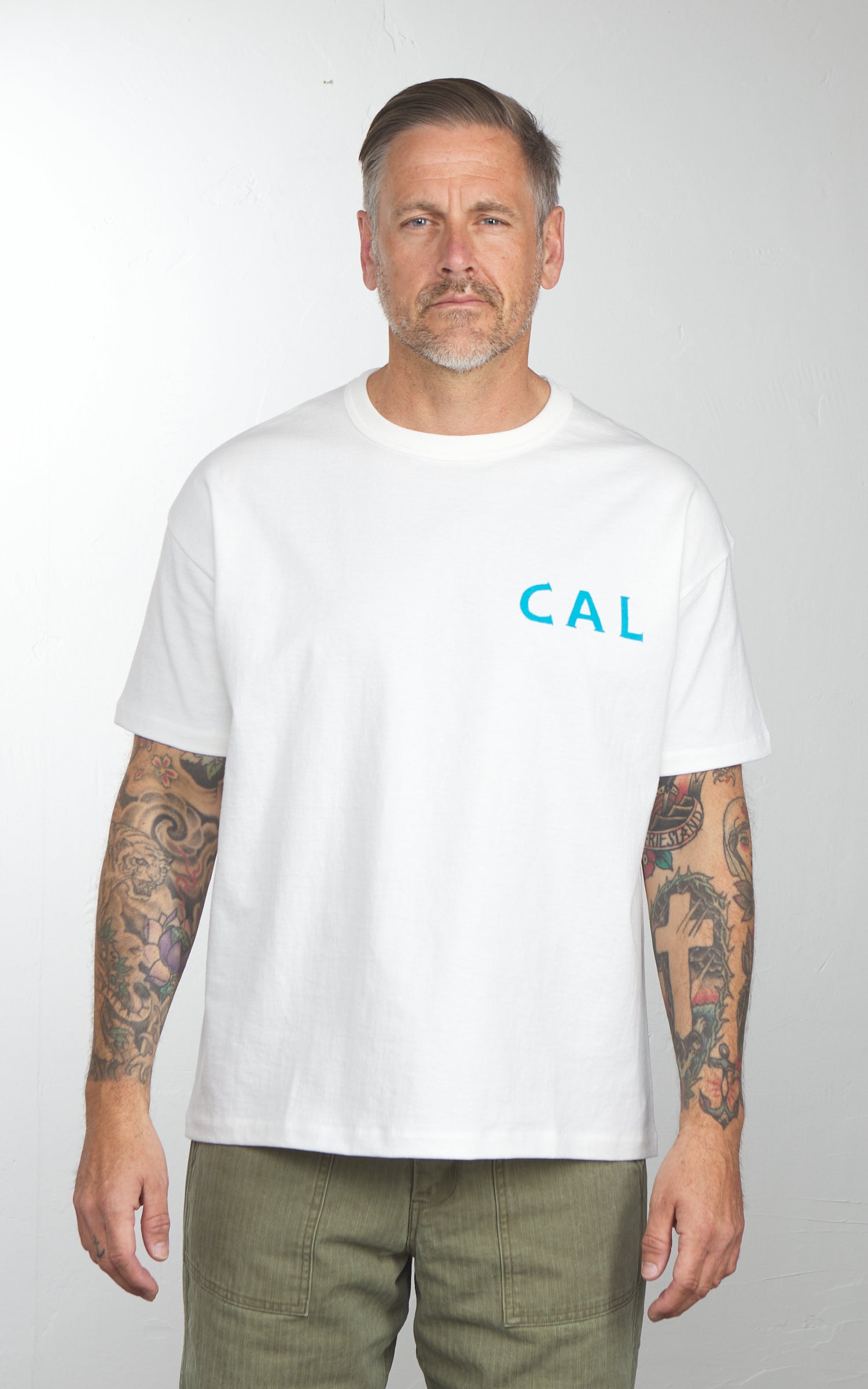 Barns Outfitters BR-26151 G.O.A.T. Short Sleeve T-Shirt White