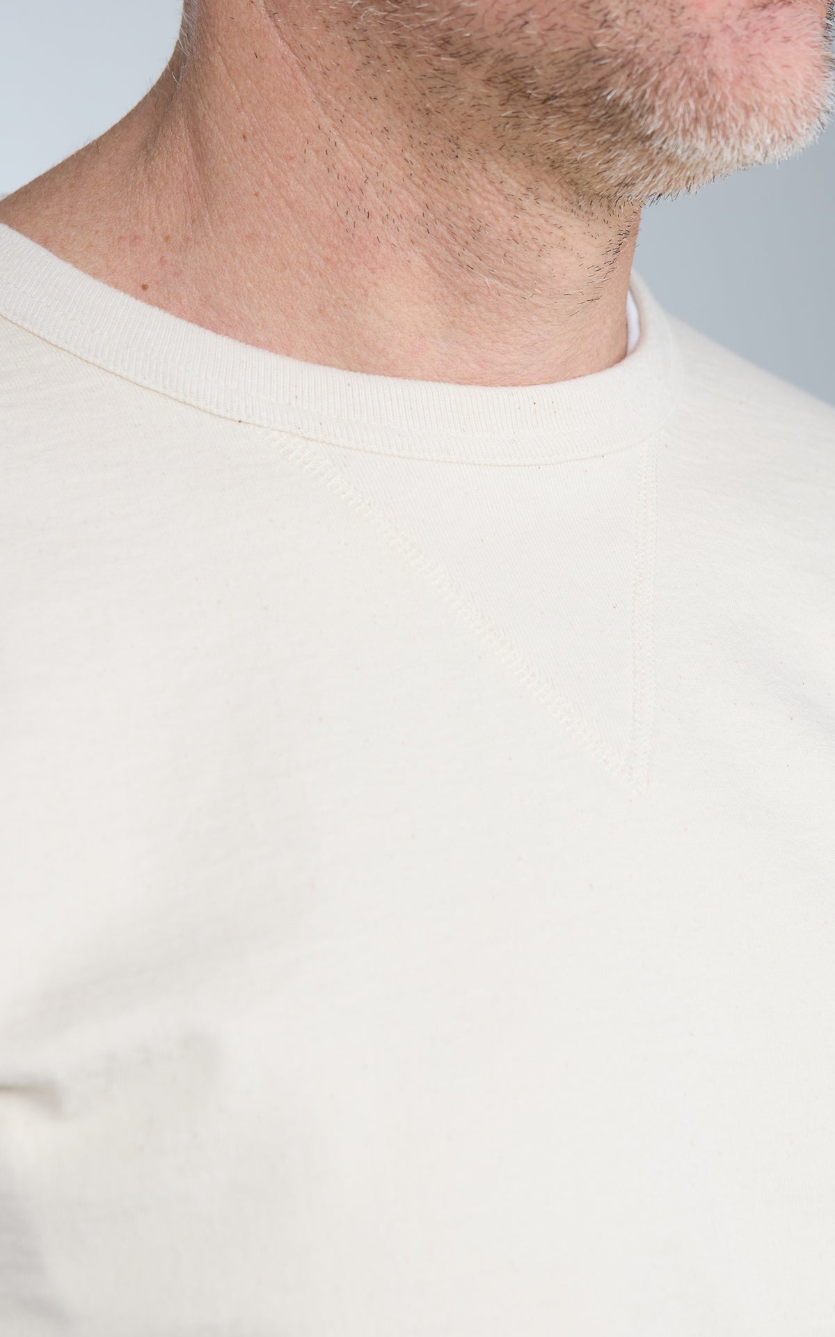 Barns Outfitters BR-3043 COZUN Crew Neck L/S T-Shirt Ivory