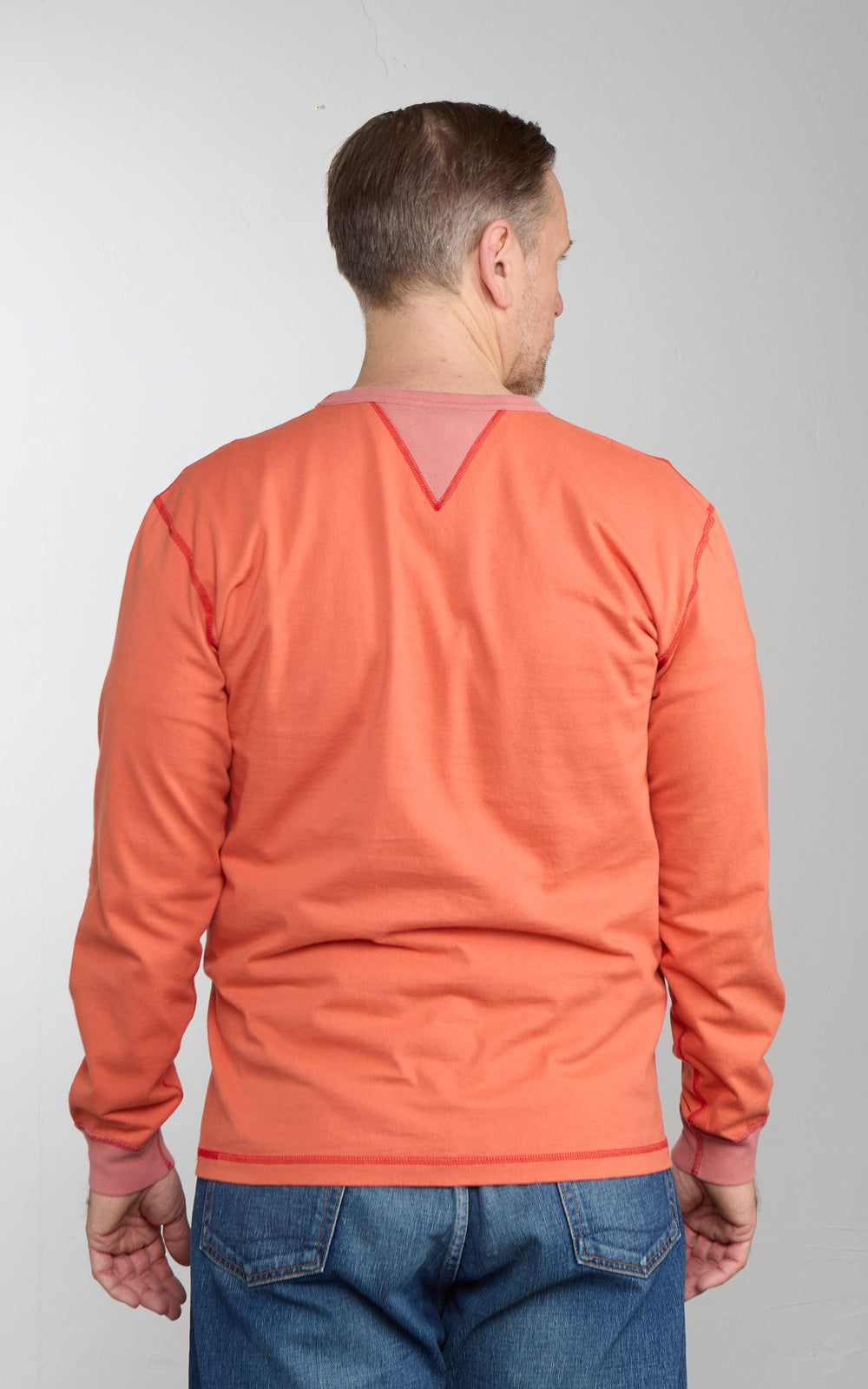 Barns Outfitters BR-3043 COZUN Crew Neck L/S T-Shirt Red