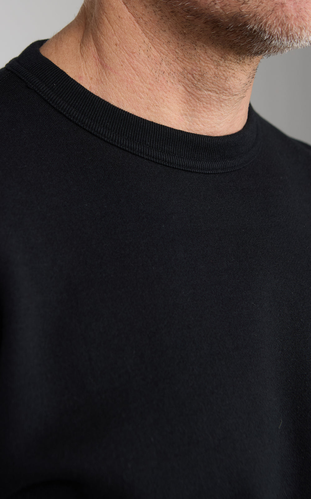 Barns Outfitters BR-3333 COZUN French Terry Crewneck Sweatshirt Black