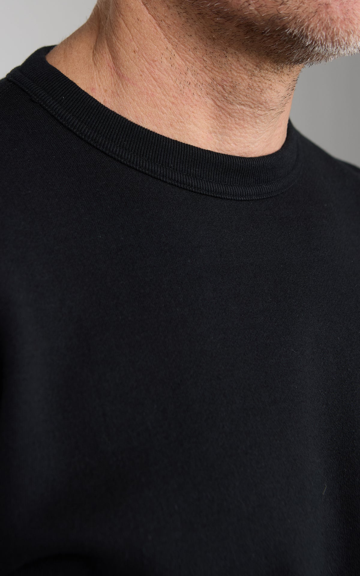 Barns Outfitters BR-3333 COZUN French Terry Crewneck Sweatshirt Black