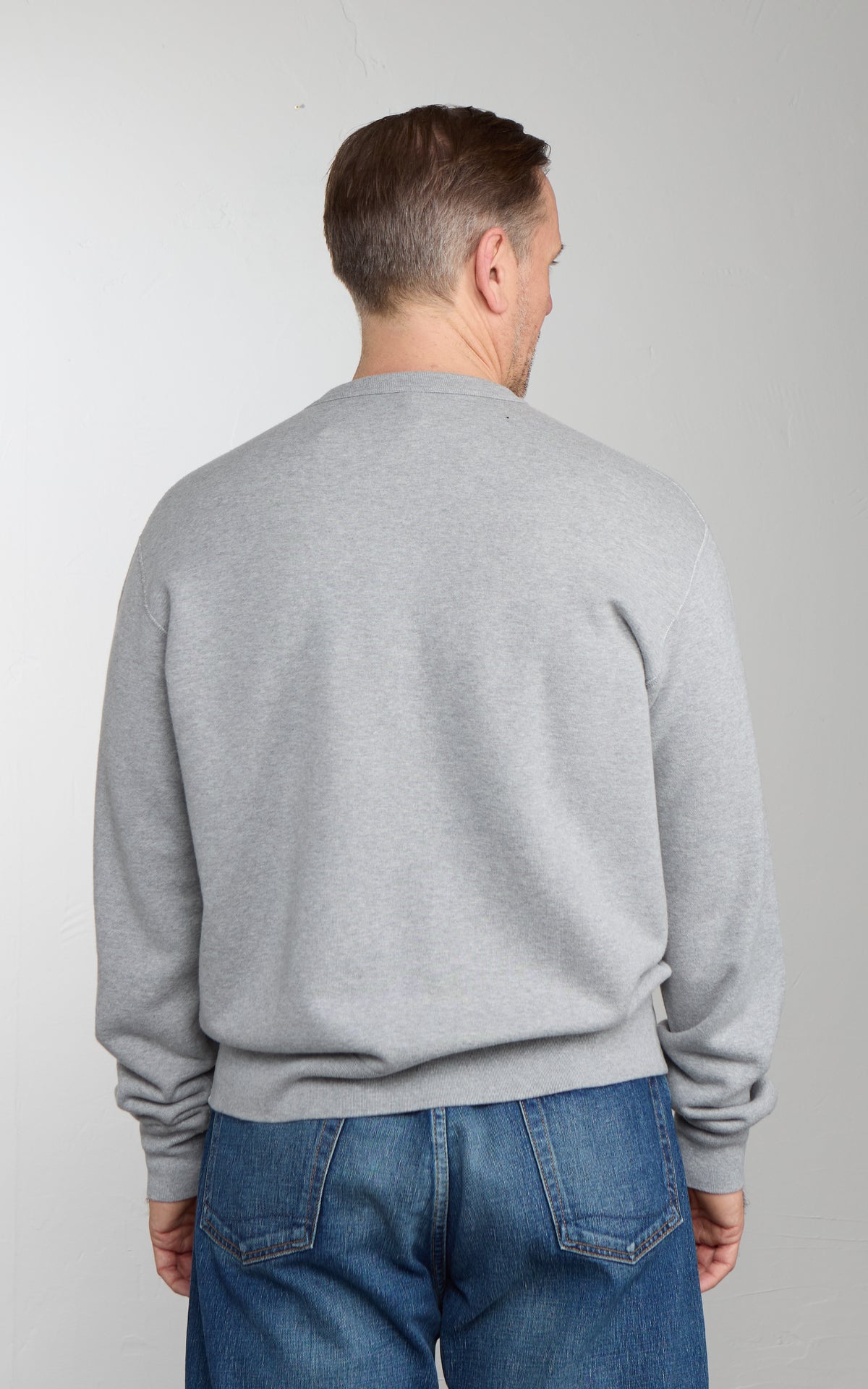 Barns Outfitters BR-3333 COZUN French Terry Crewneck Sweatshirt Grey