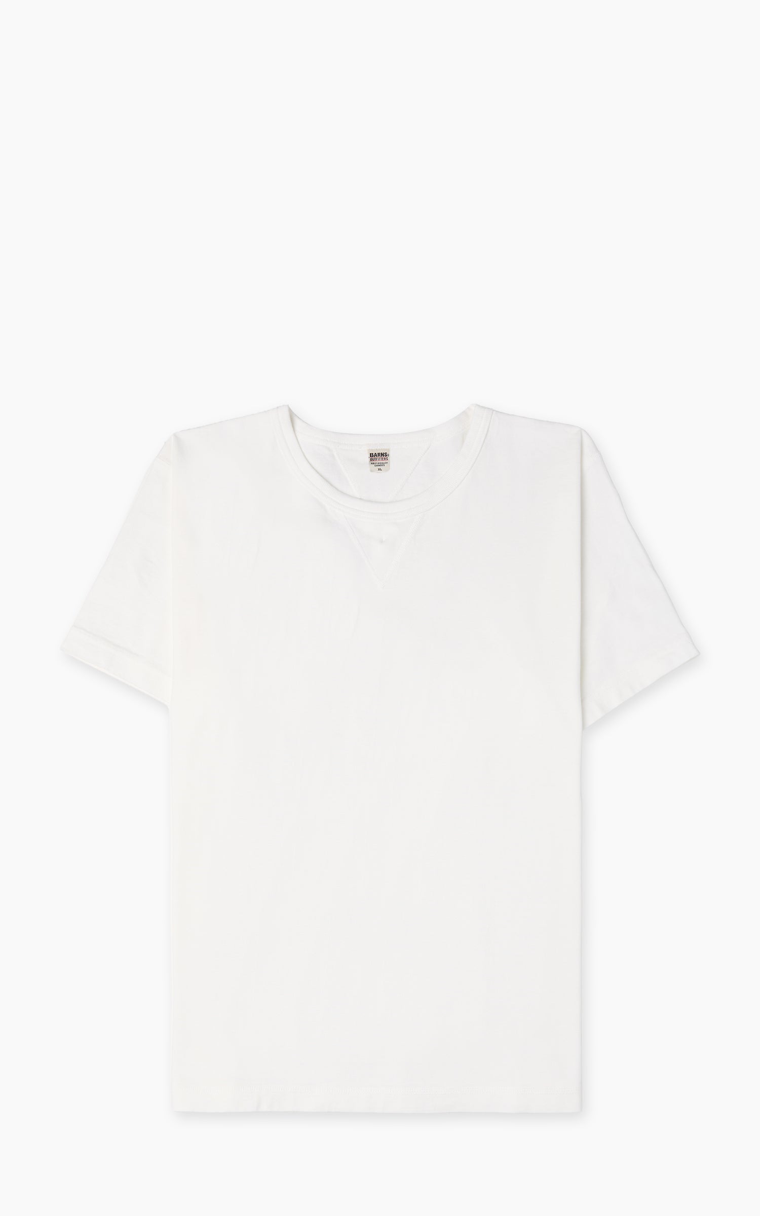 Barns Outfitters BR-8145 COZUN S/S Double V-Gusset T-Shirt Natural