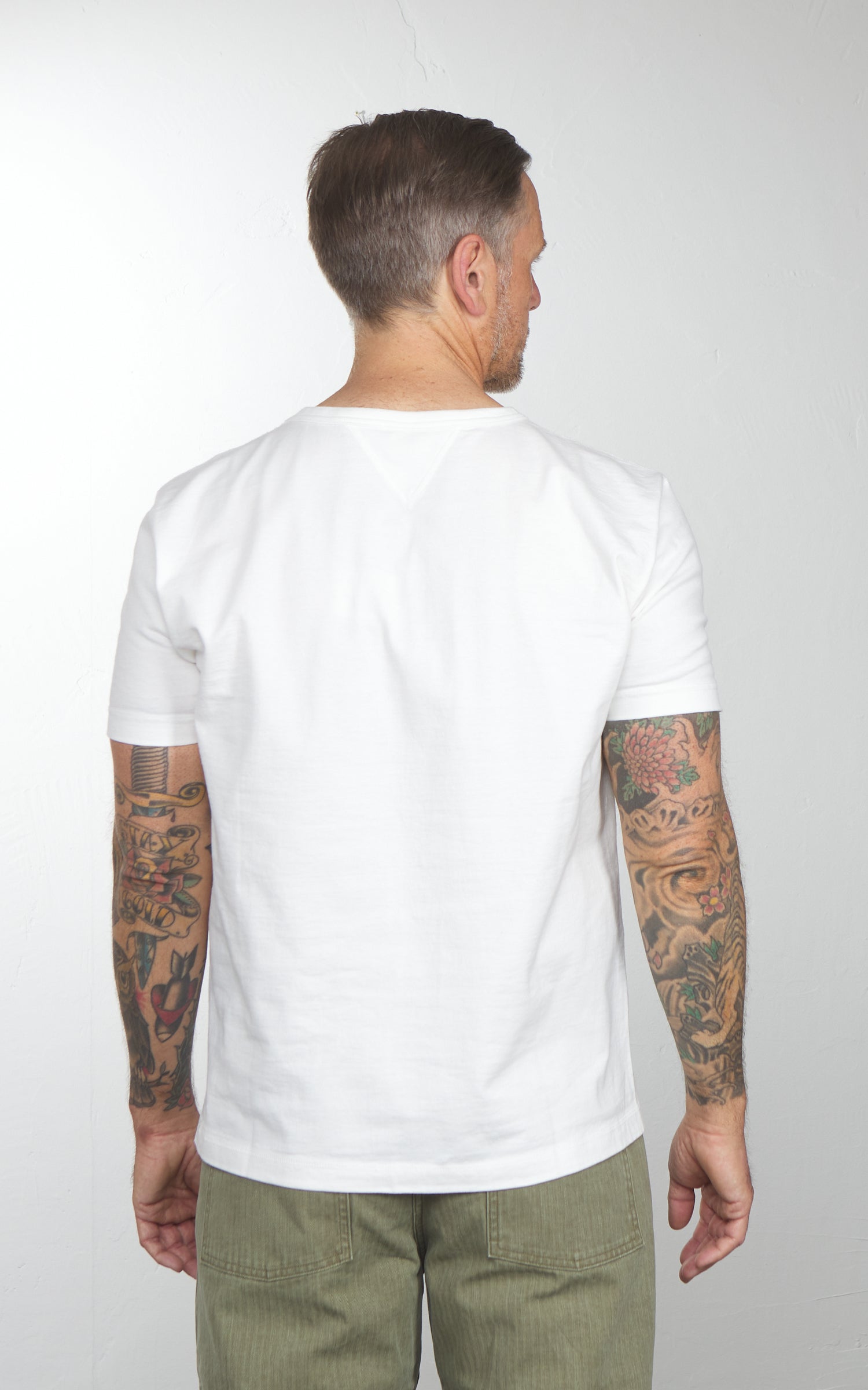 Barns Outfitters BR-8145 COZUN S/S Double V-Gusset T-Shirt Natural