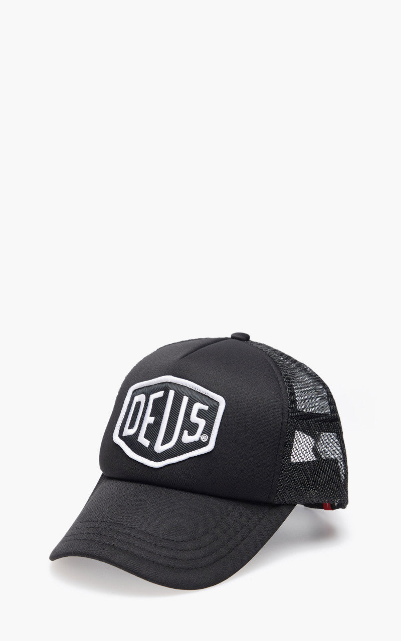Deus Ex Machina Baylands Trucker Cap Black/White