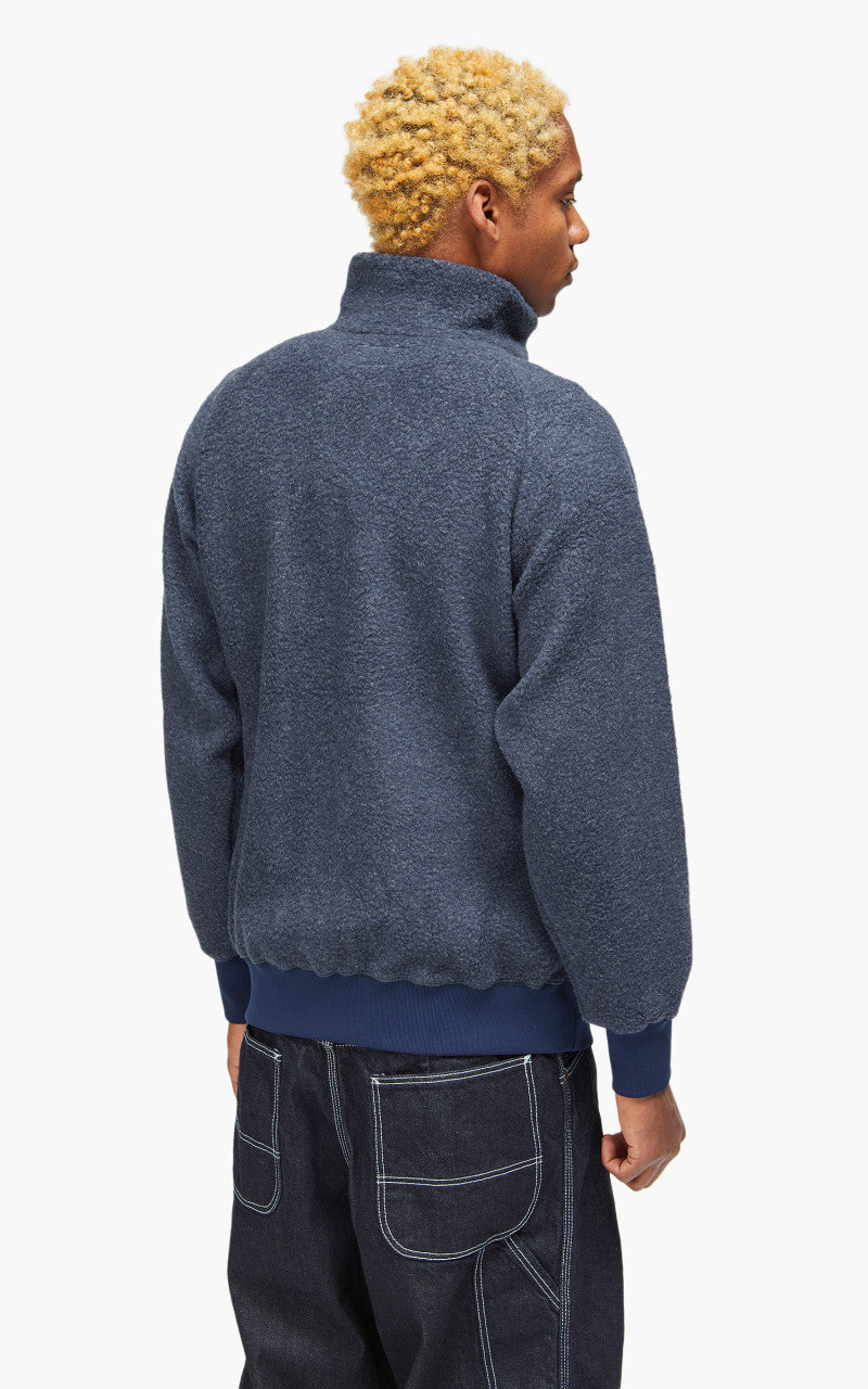 Beams Plus MIL Half Zip Fleece Navy