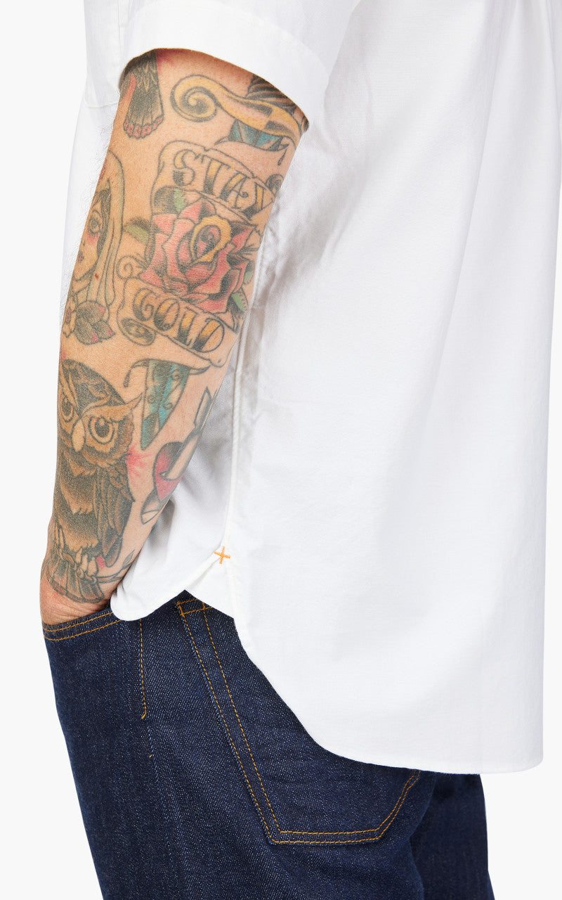 Beams Plus Oxford Pullover Button Down Shirt White