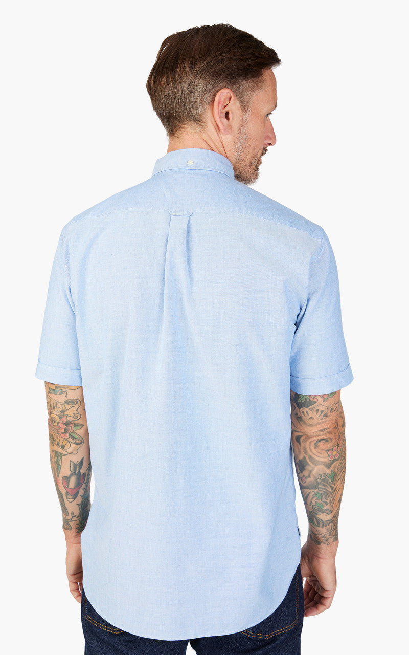 Beams Plus Oxford Pullover Button Down Shirt Sax