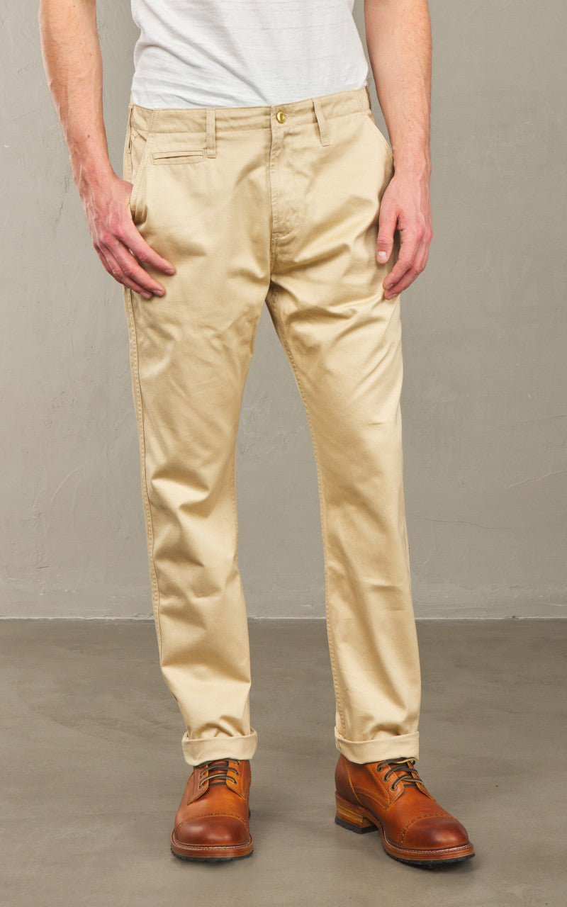 Benzak BC-04 Relaxed Chino Sateen Twill Desert Sand 8.5oz