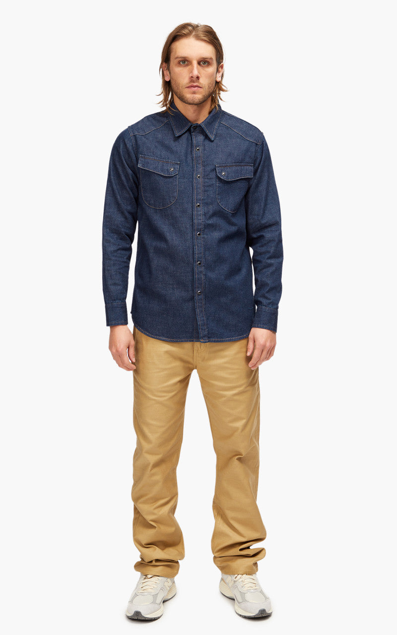 Benzak BCS-01 Western Shirt Tinted Denim 8oz