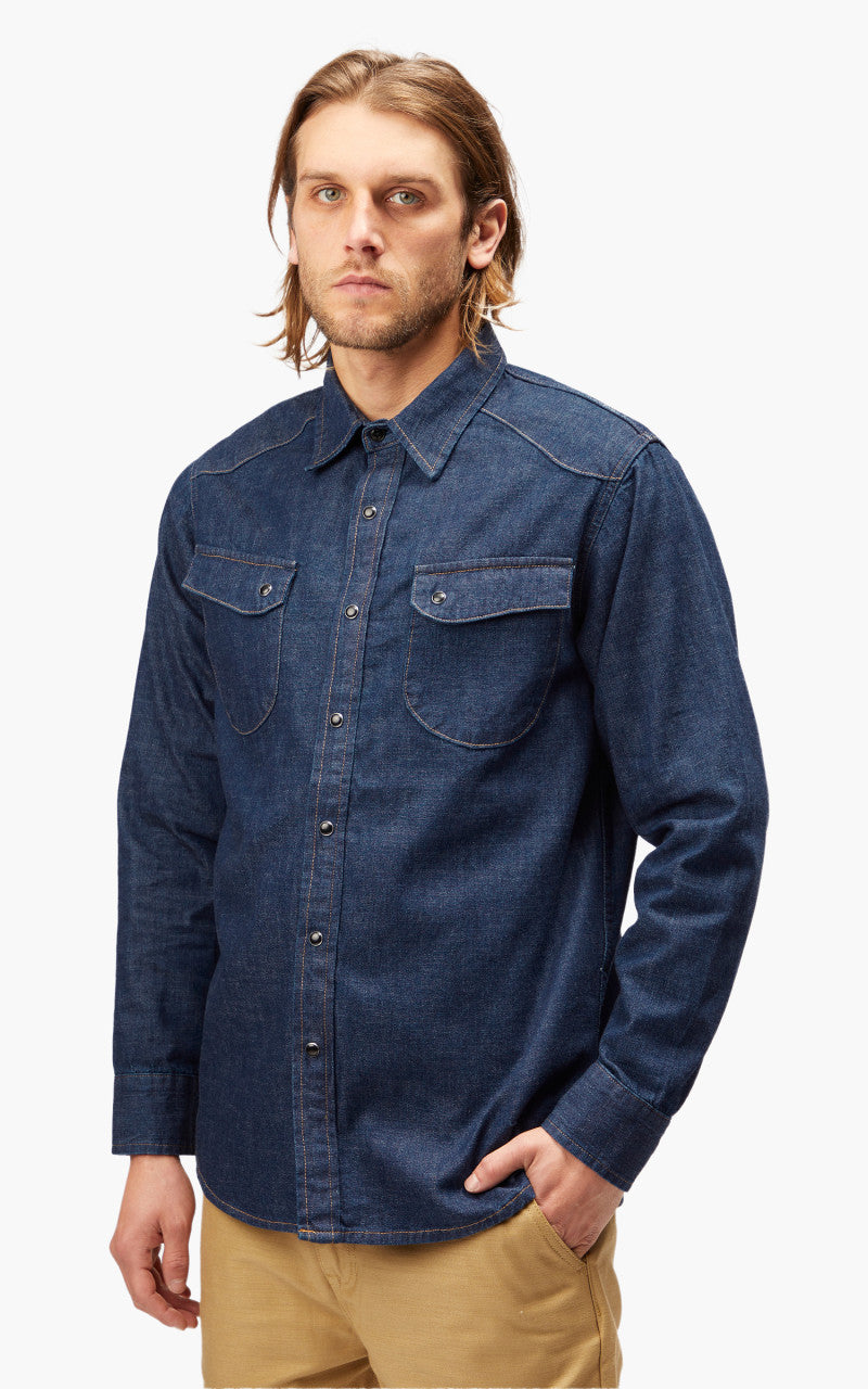 Benzak BCS-01 Western Shirt Tinted Denim 8oz