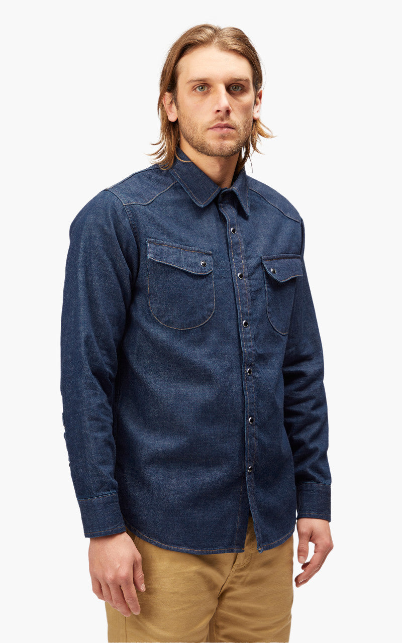 Benzak BCS-01 Western Shirt Tinted Denim 8oz