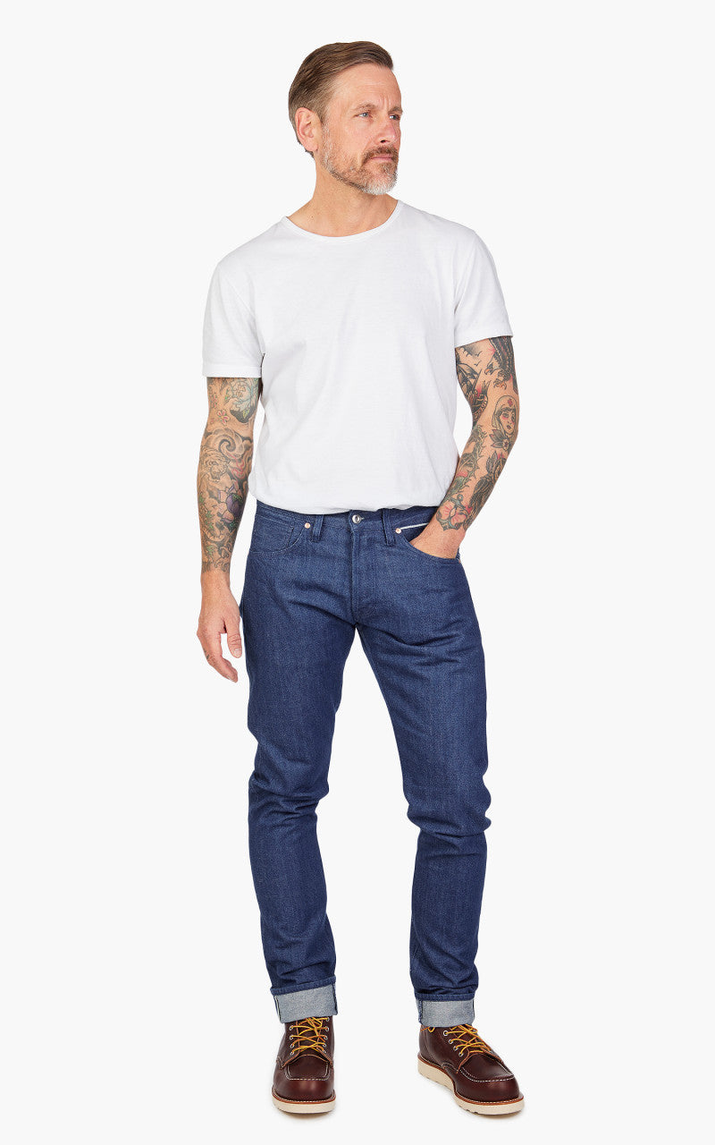 Benzak B-01 Slim Selvedge Colour Denim Blue 14oz