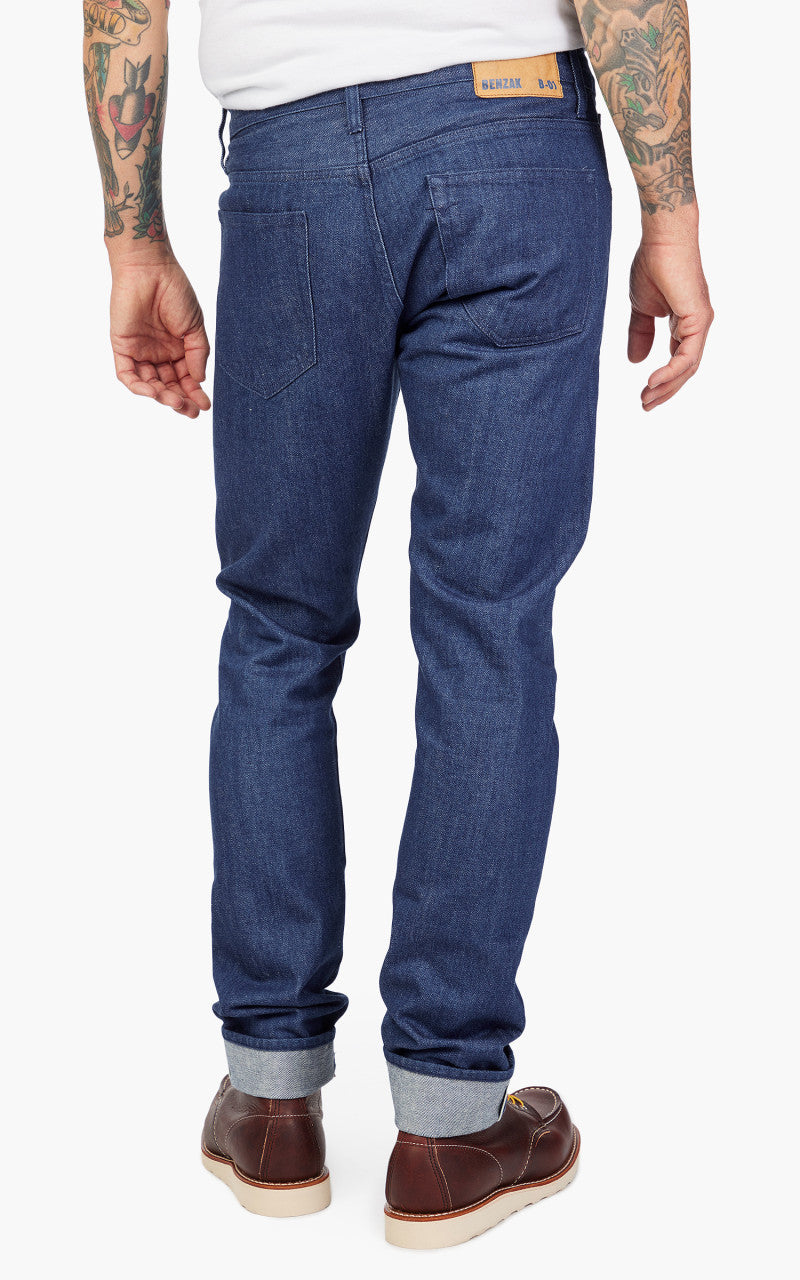 Benzak B-01 Slim Selvedge Colour Denim Blue 14oz