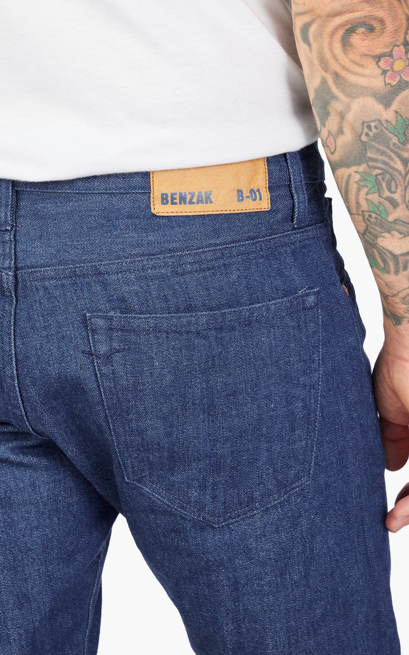 Benzak B-01 Slim Selvedge Colour Denim Blue 14oz