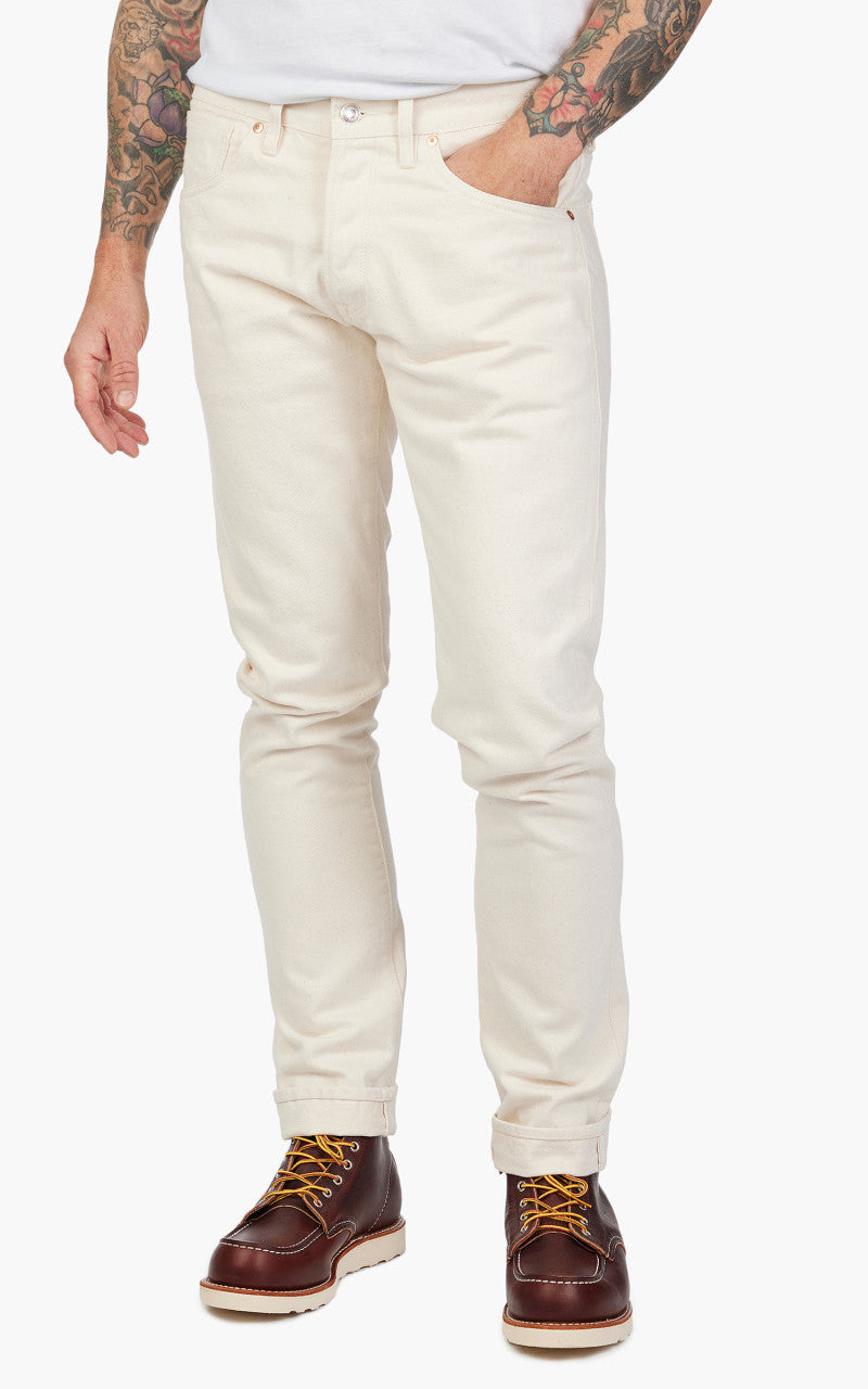 Benzak B-01 Slim Selvedge Colour Denim Ecru 14oz