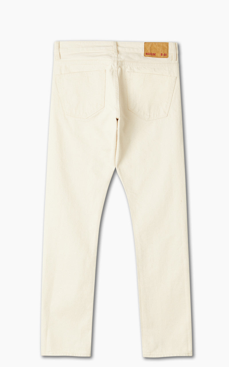 Benzak B-01 Slim Selvedge Colour Denim Ecru 14oz