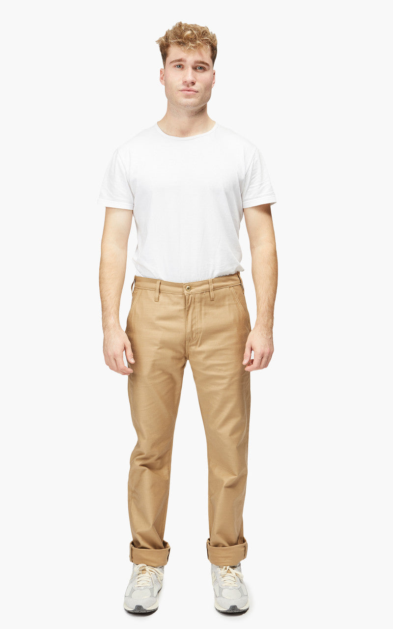 Benzak BC-03 Straight Chino Military Twill Golden Brown