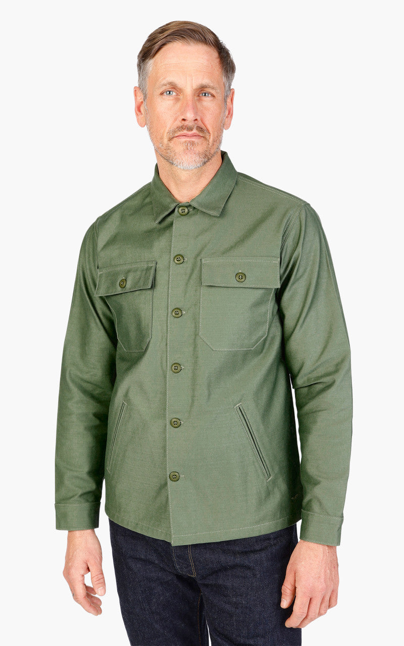 Benzak BWS-03 Military Overshirt Military Twill Army Green