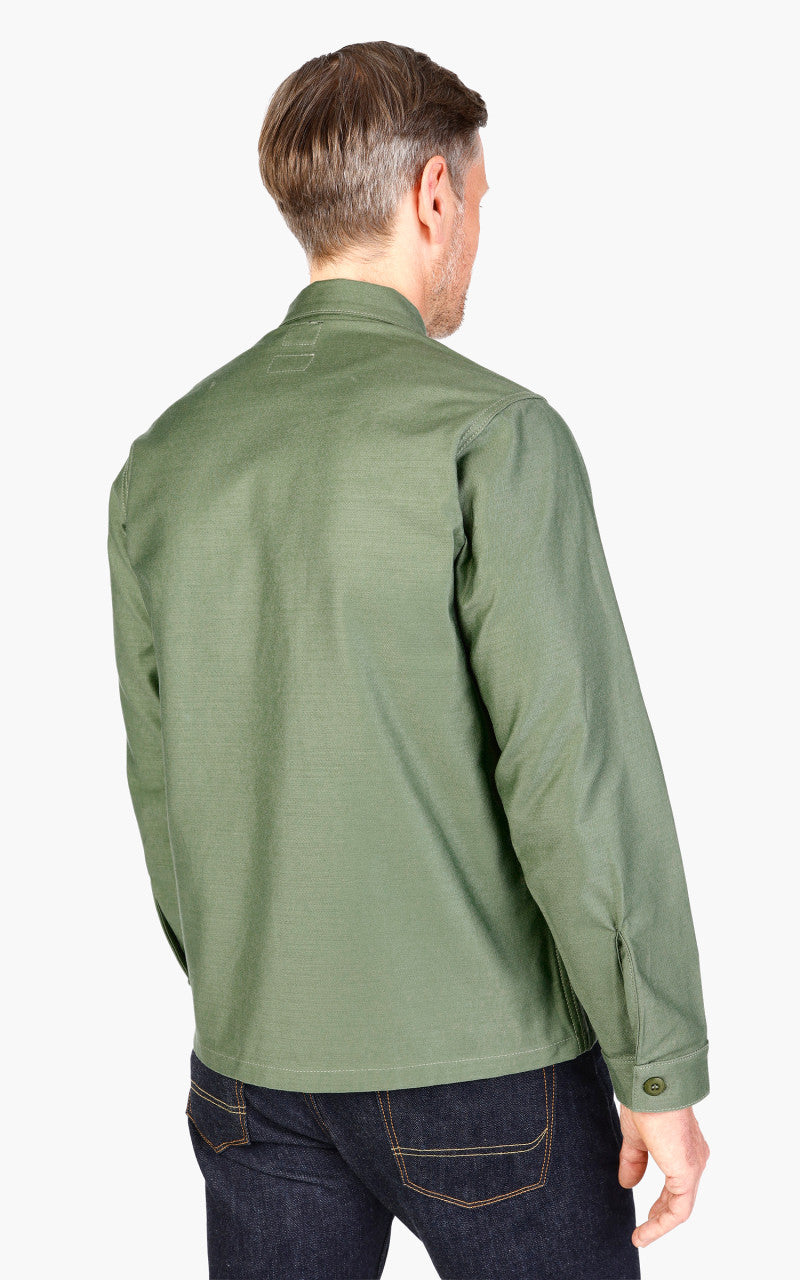 Benzak BWS-03 Military Overshirt Military Twill Army Green
