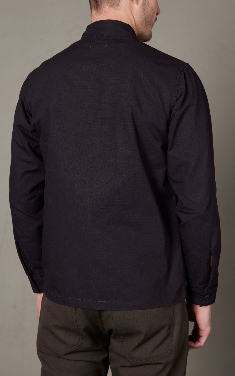 Benzak BWS-03 Military Overshirt Ripstop Navy