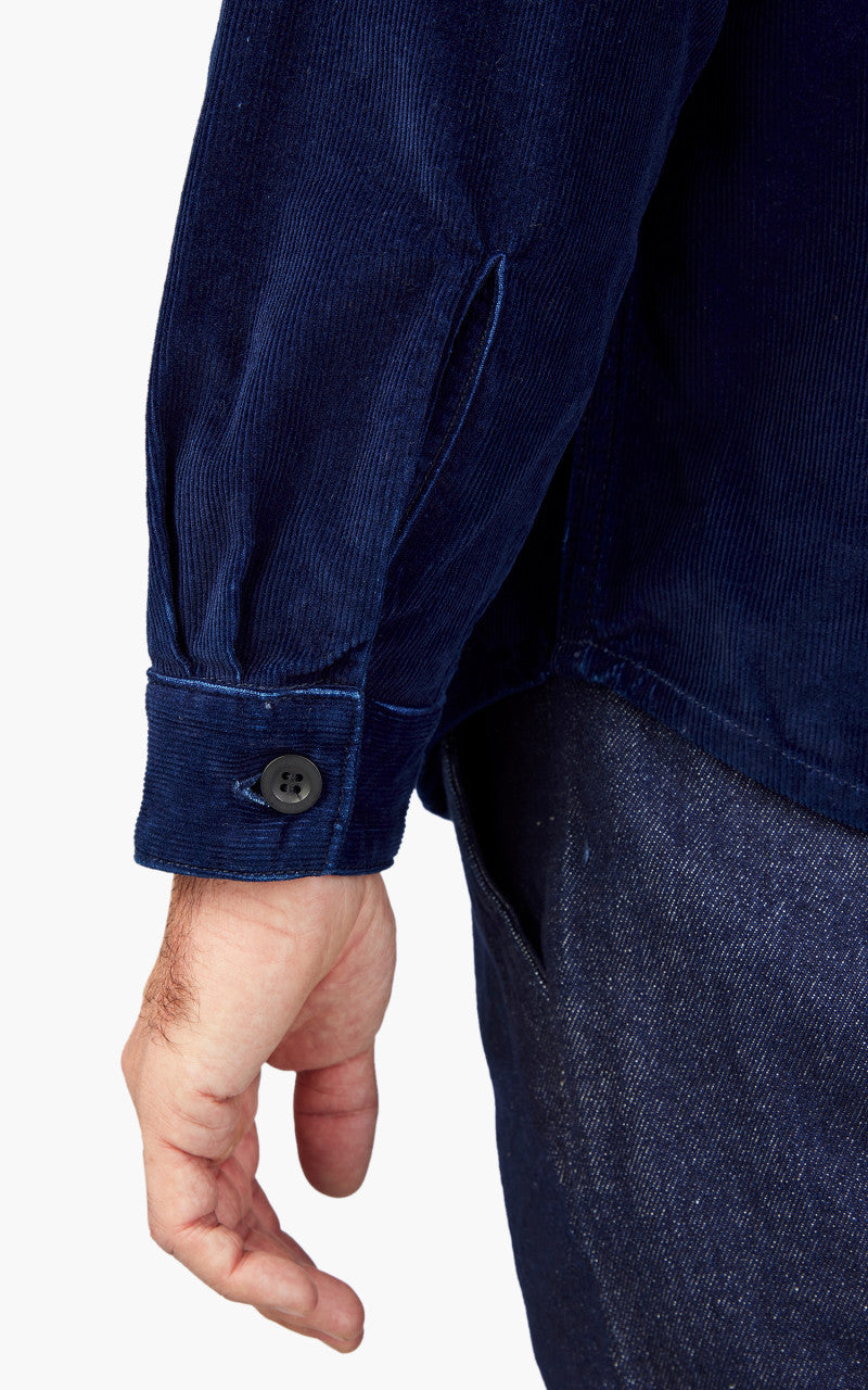 Benzak BWS-04 Scout Overshirt Indigo Corduroy 10oz