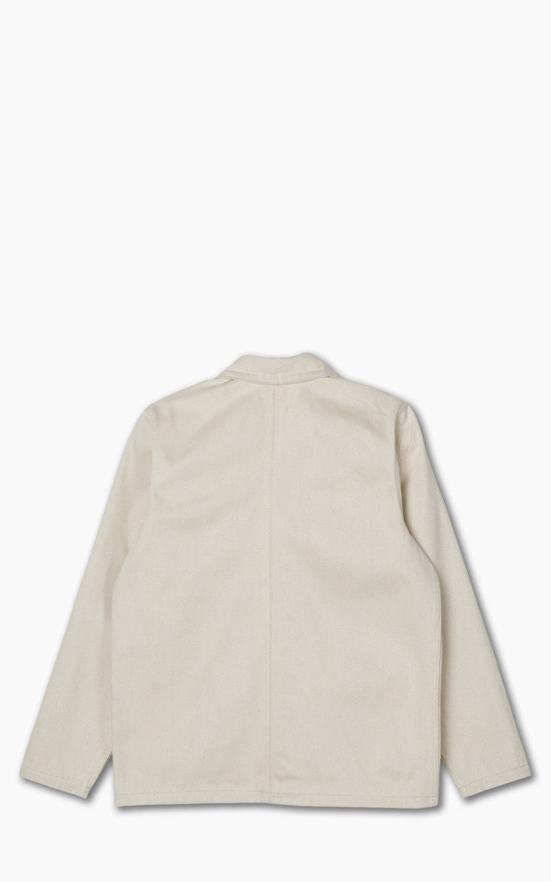 Benzak BWJ-01 Worker Jacket "Paint Roller" Selvedge Ecru 14oz