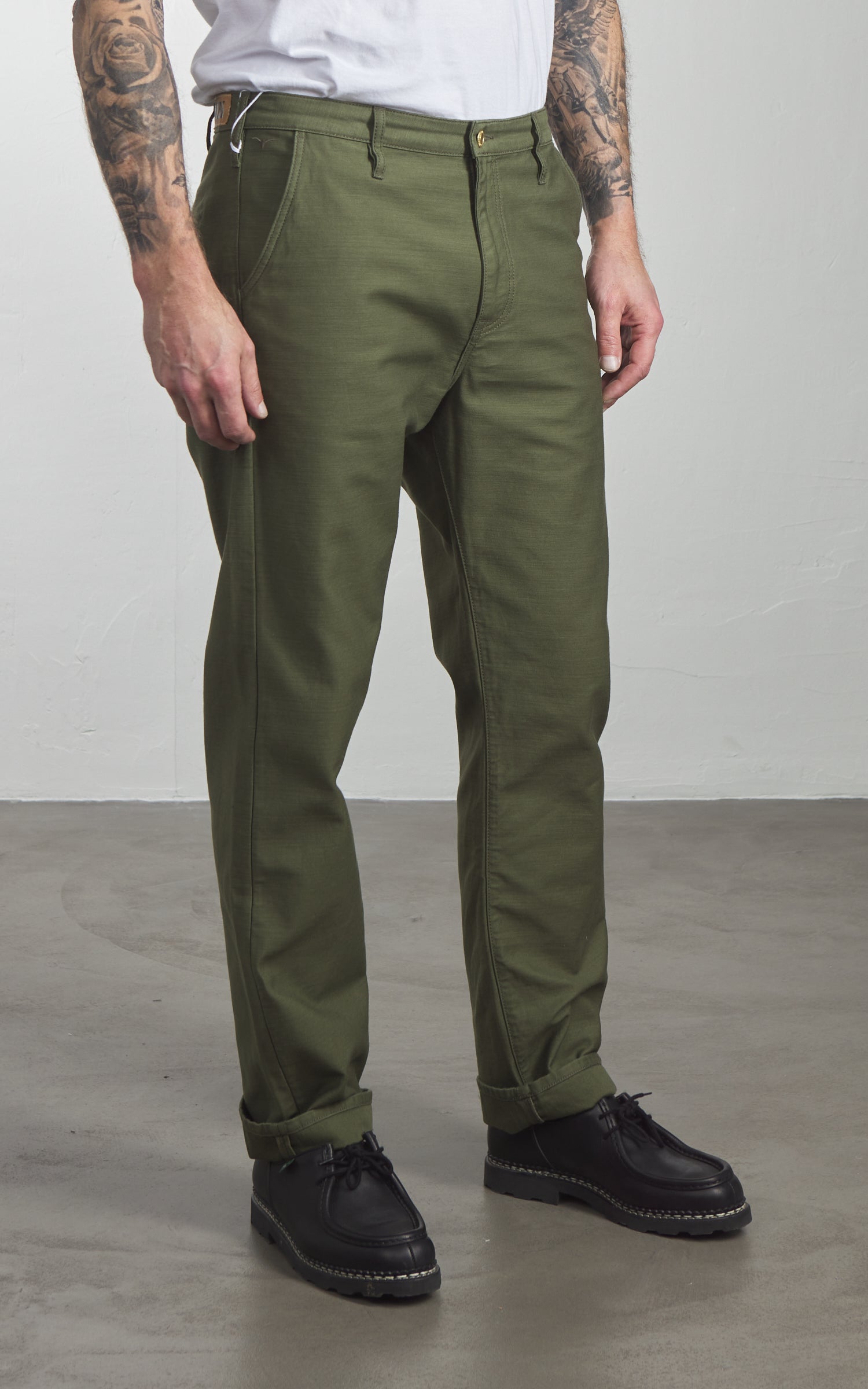 Benzak BC-03 Straight Chino Military Twill Olive Drab