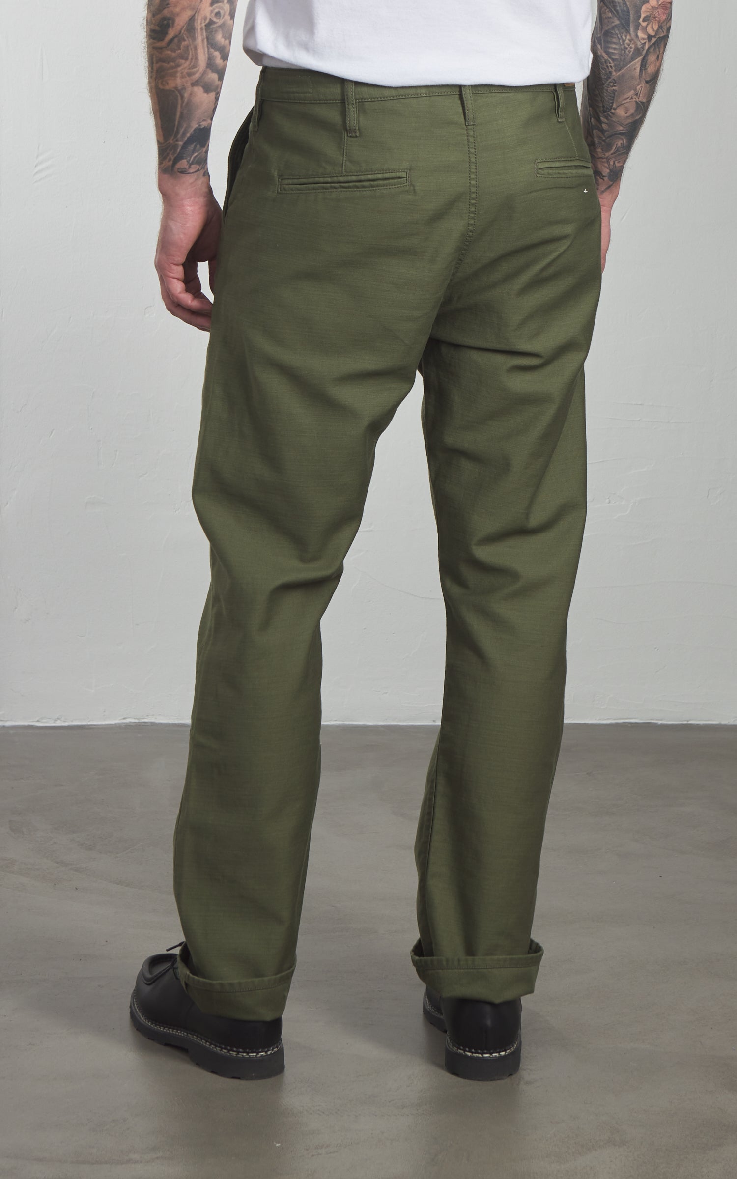 Benzak BC-03 Straight Chino Military Twill Olive Drab