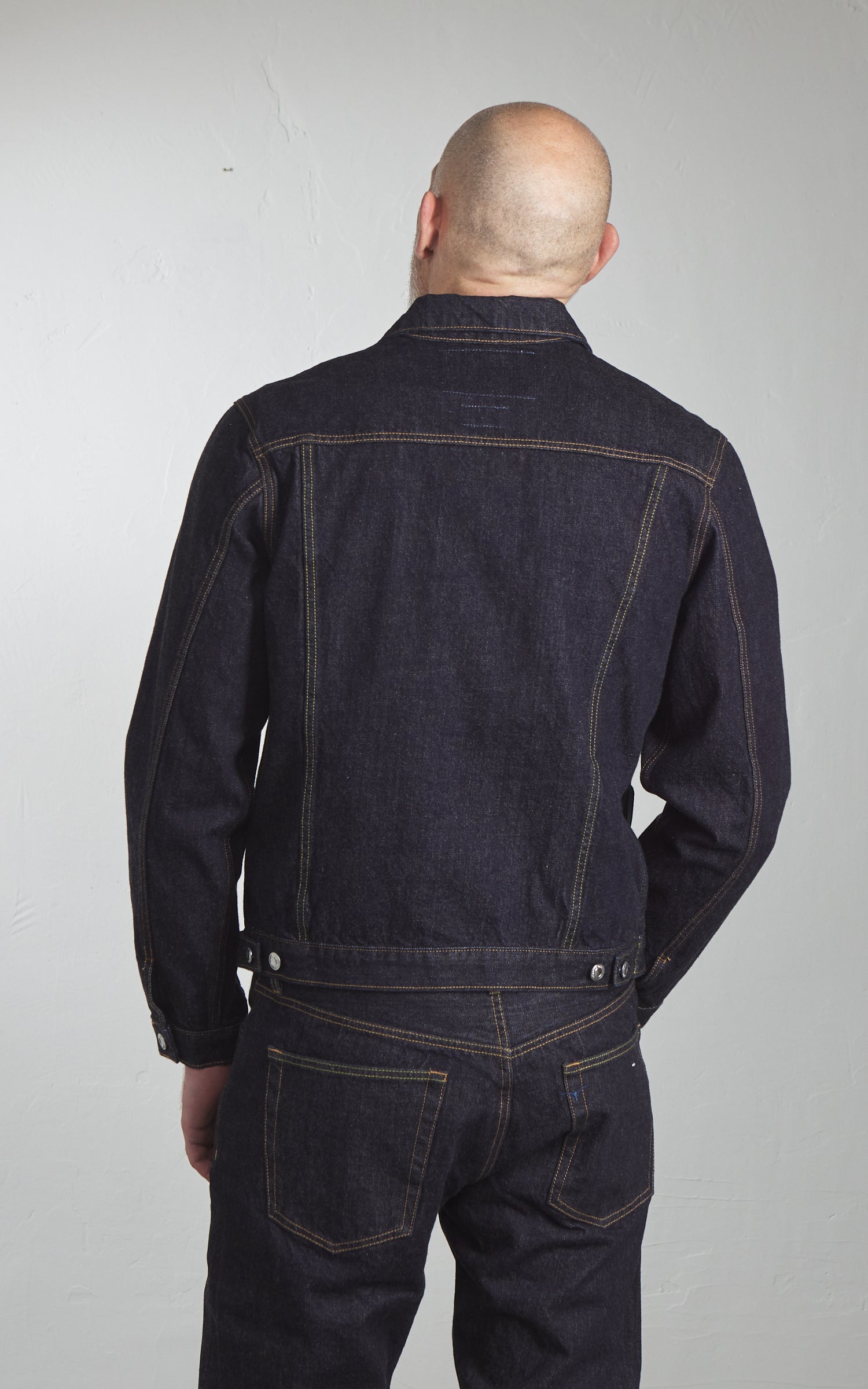 Benzak BDJ-05 Trucker Jacket Forties Era Selvedge Indigo 14oz