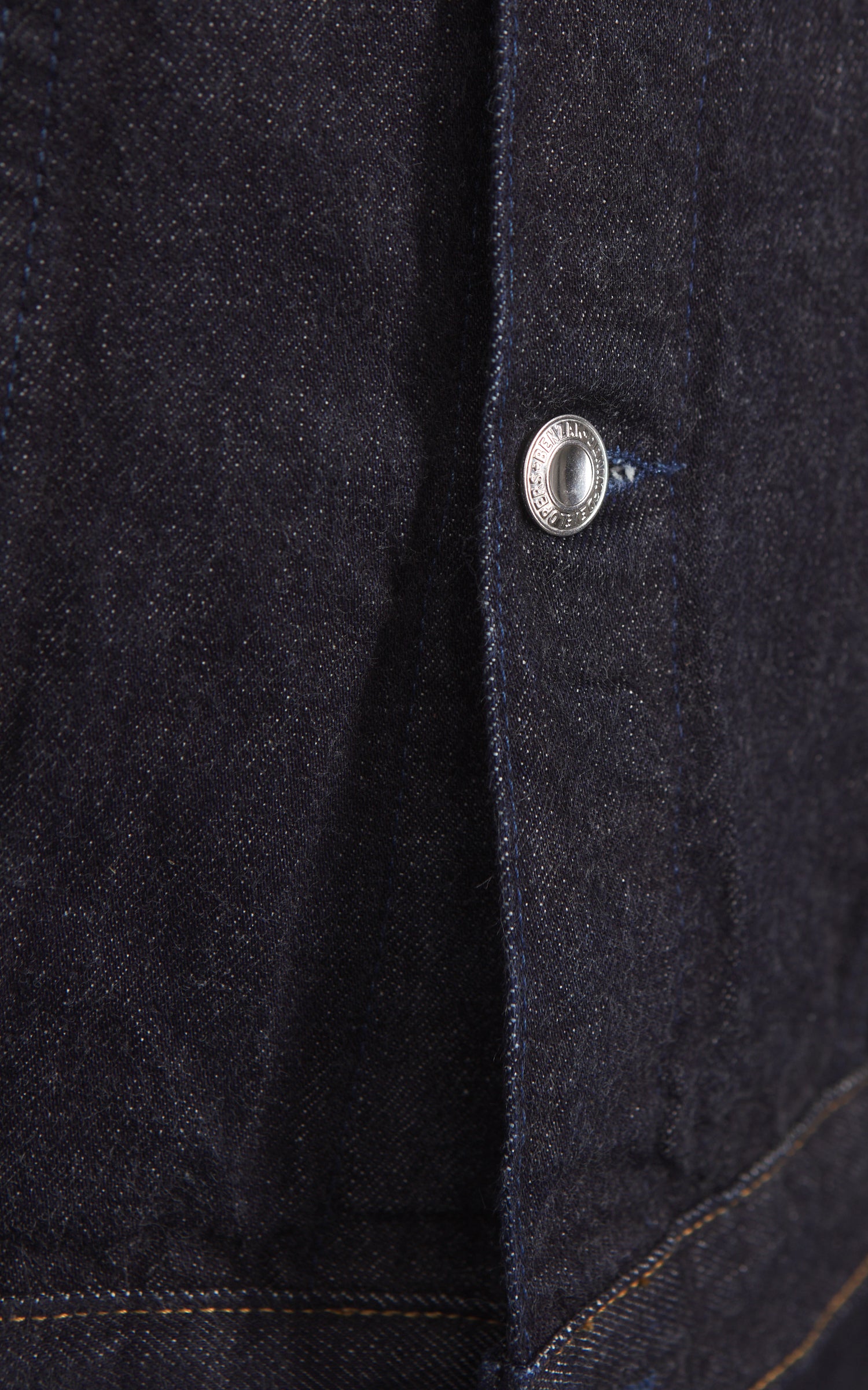 Benzak BDJ-05 Trucker Jacket Forties Era Selvedge Indigo 14oz