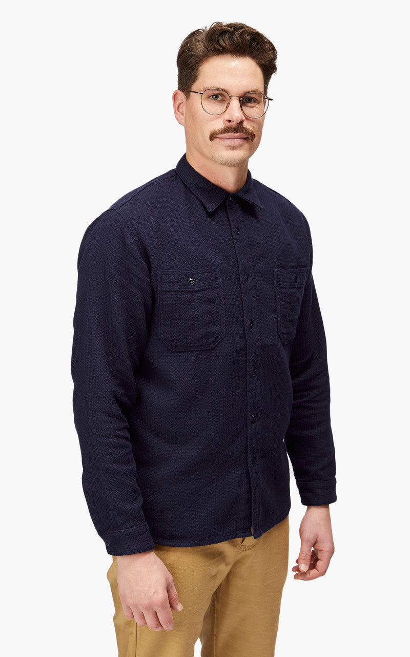 Benzak BWS-02 Utility Shirt Sashiko Double Gauze 8.5oz