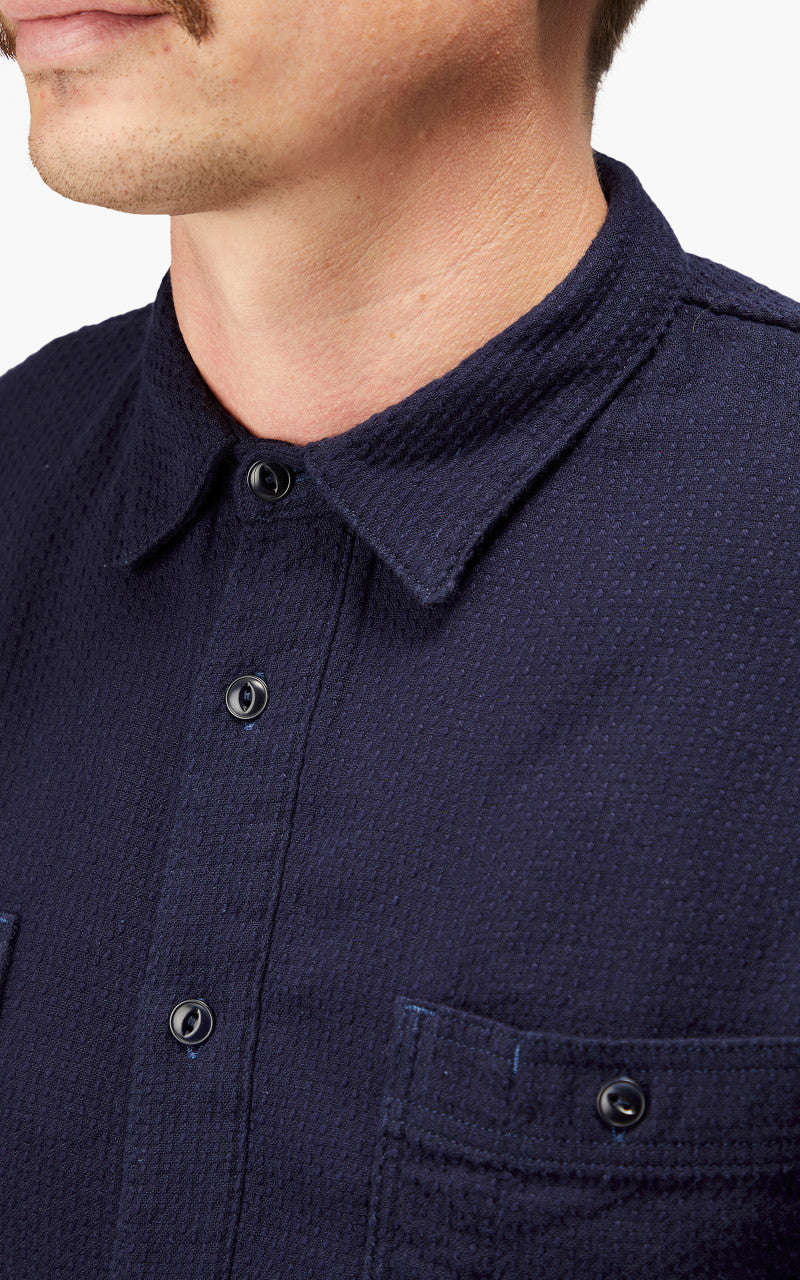 Benzak BWS-02 Utility Shirt Sashiko Double Gauze 8.5oz