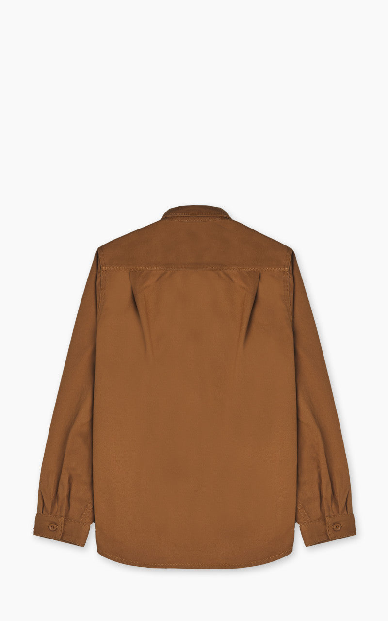 Benzak BWS-04 Scout Overshirt Duck Canvas Selvedge Brown