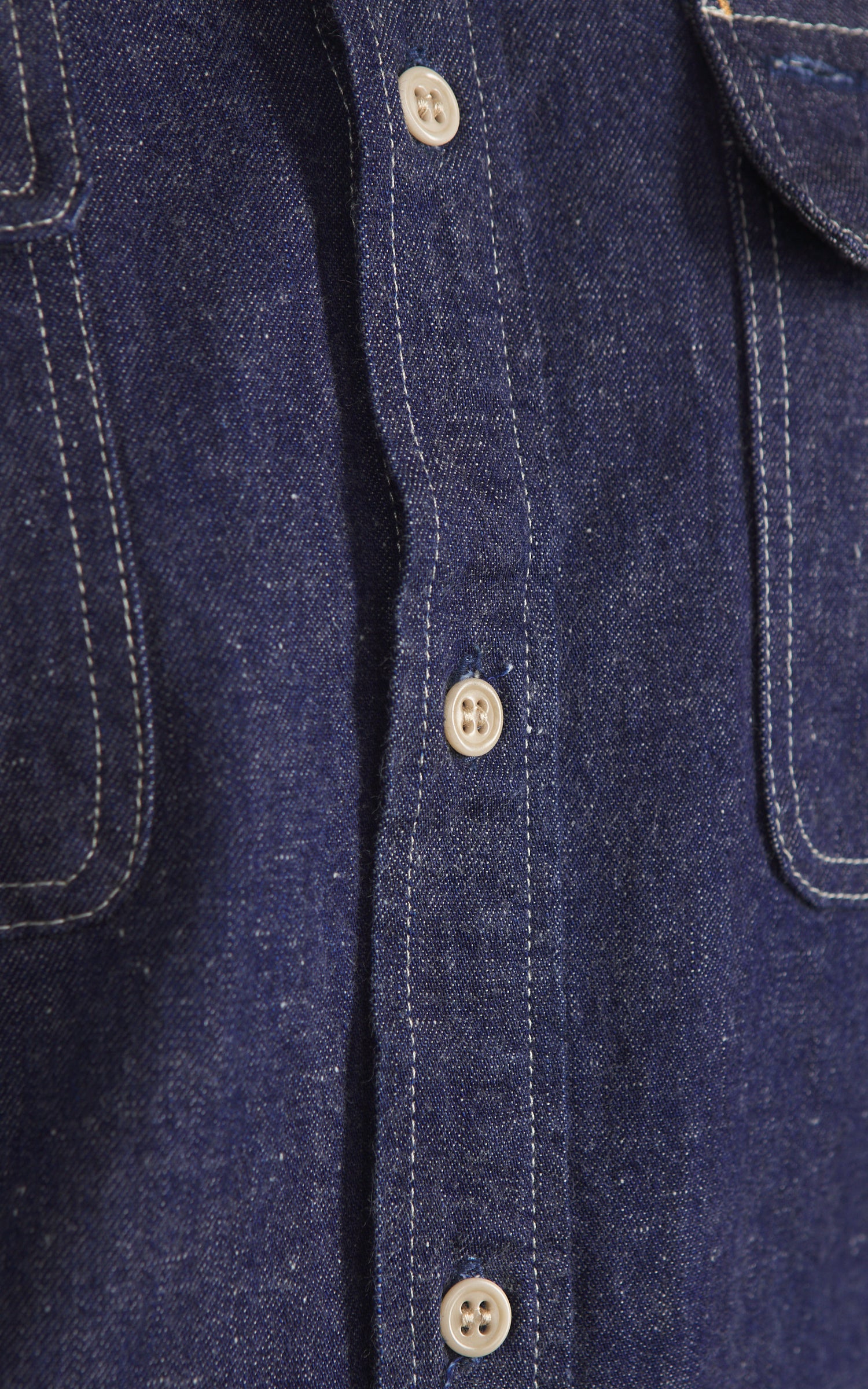 Benzak BWS-06 Worker Shirt Union Denim Indigo 9.5oz