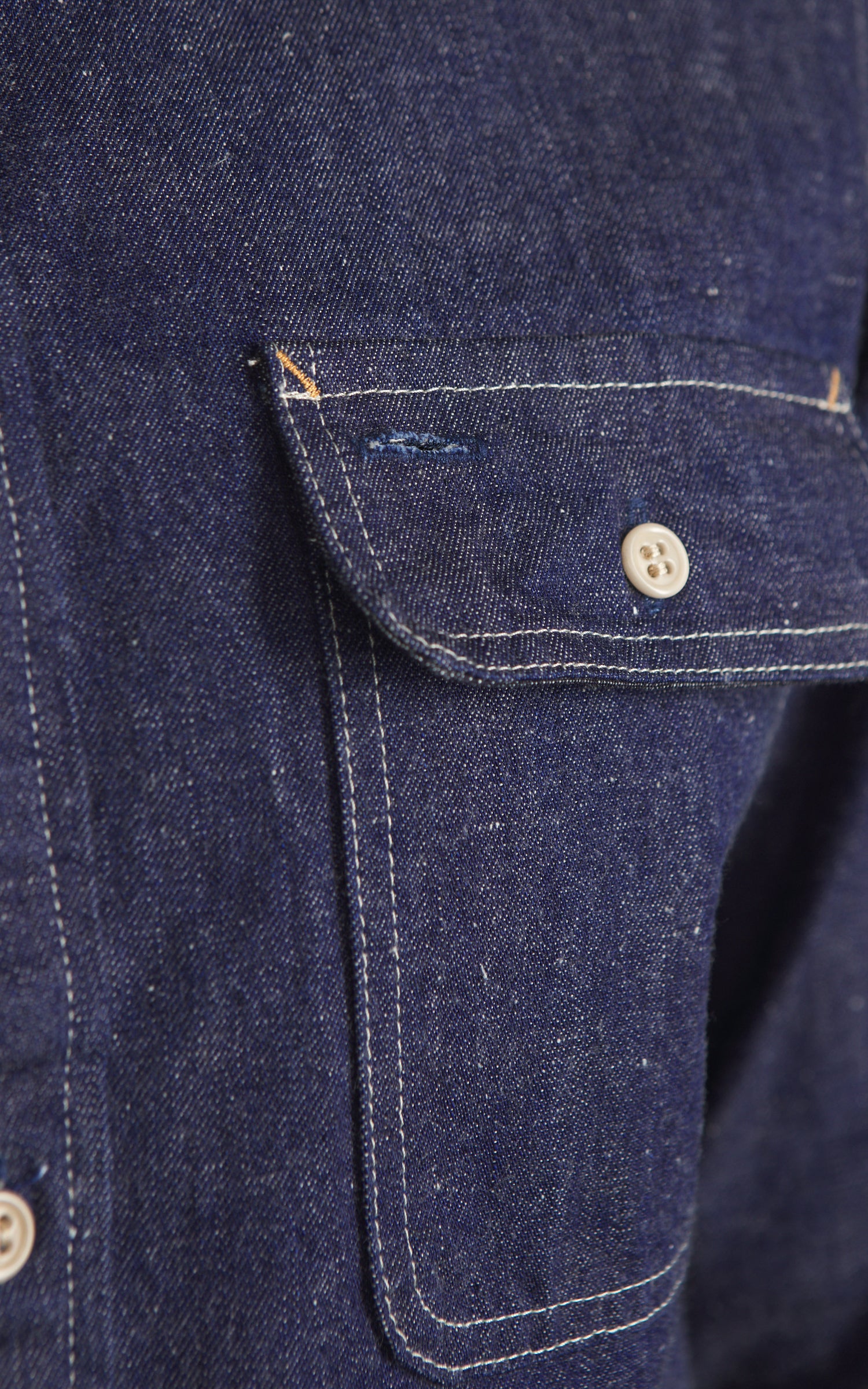 Benzak BWS-06 Worker Shirt Union Denim Indigo 9.5oz