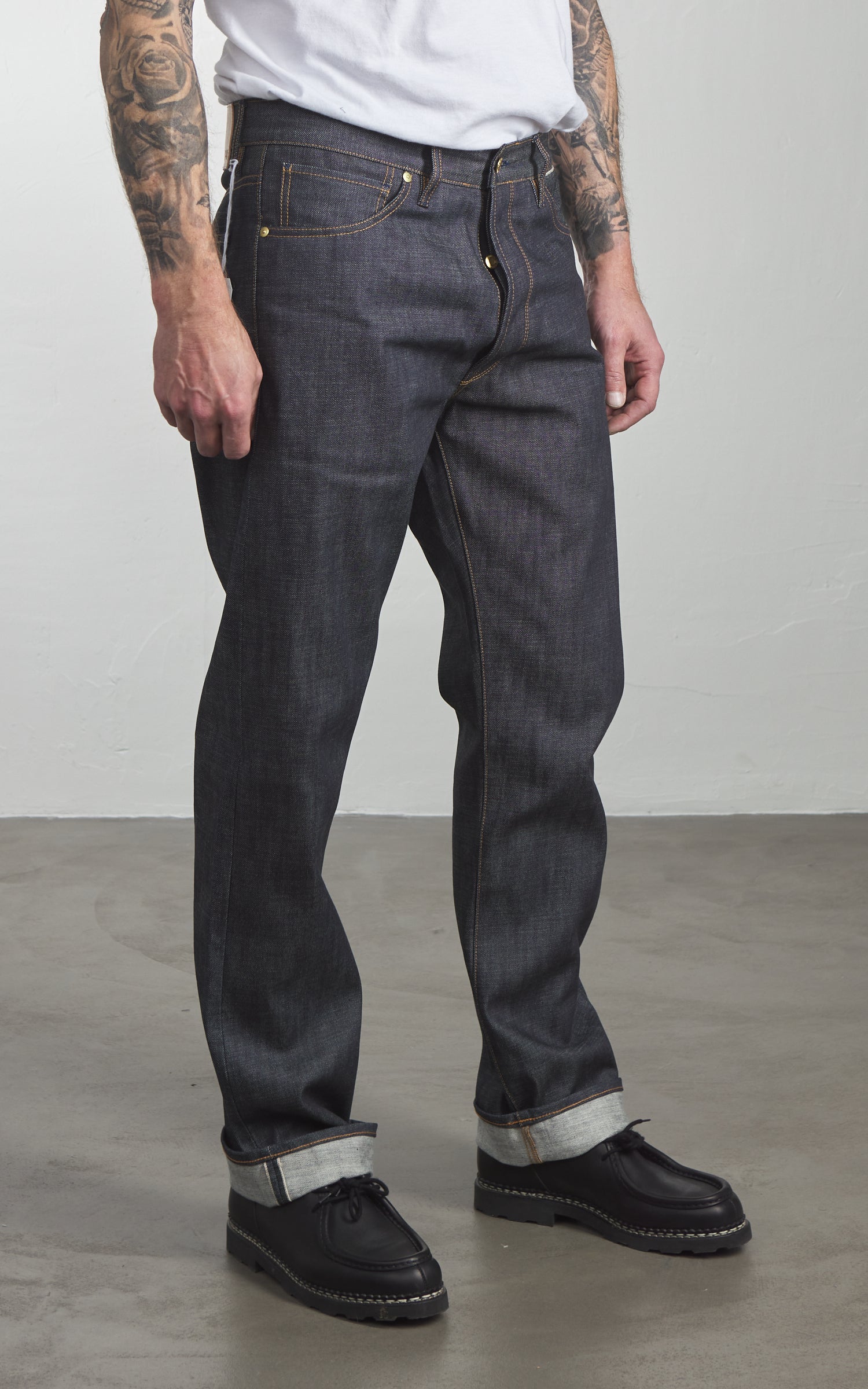 Benzak B-02 Regular Straight Green Cast Selvedge Indigo 14oz