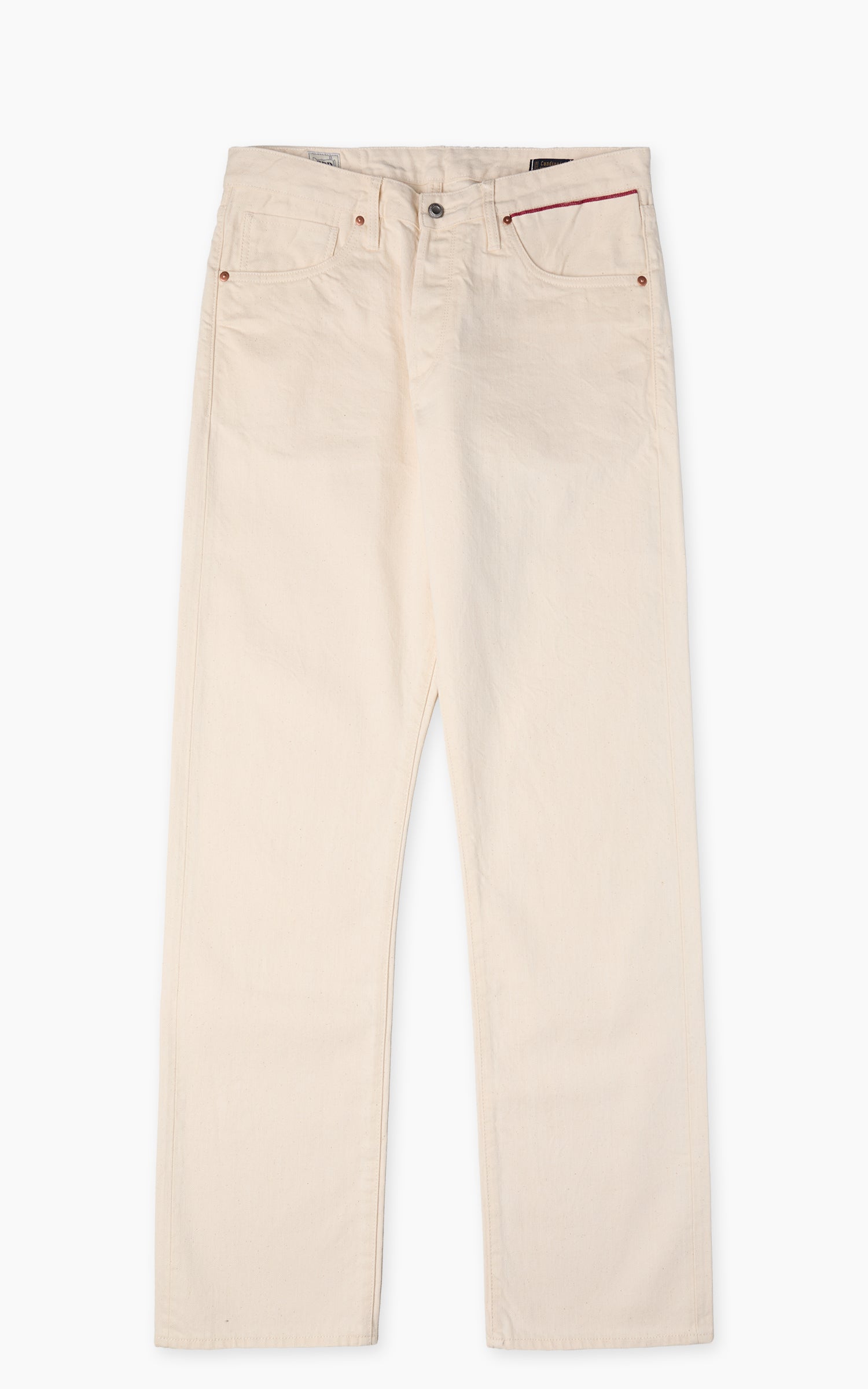 Benzak B-07 Relaxed Straight Colour Denim Selvedge Ecru 14oz