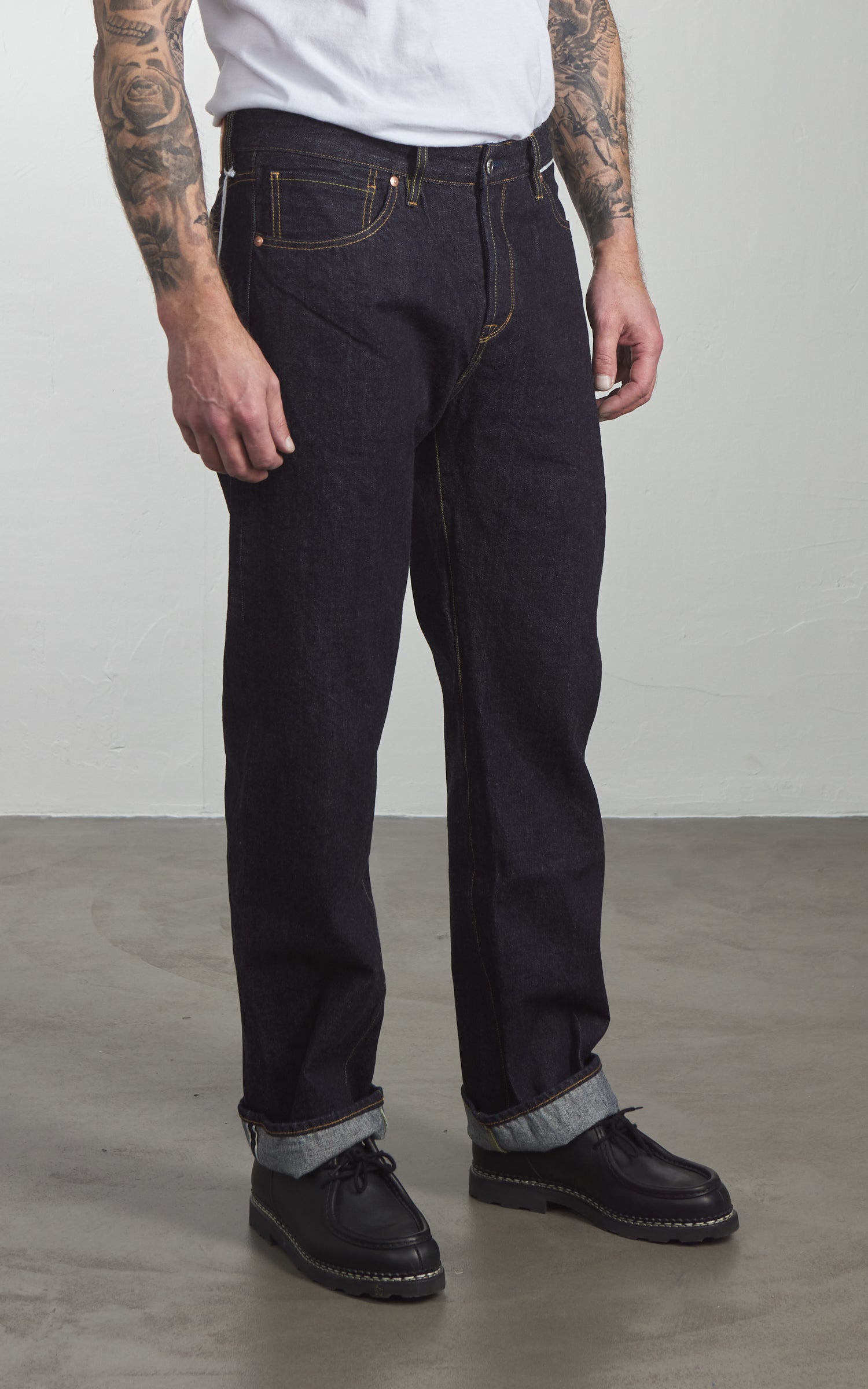 Benzak B-07 Relaxed Straight Forties Era Selvedge Indigo 14oz