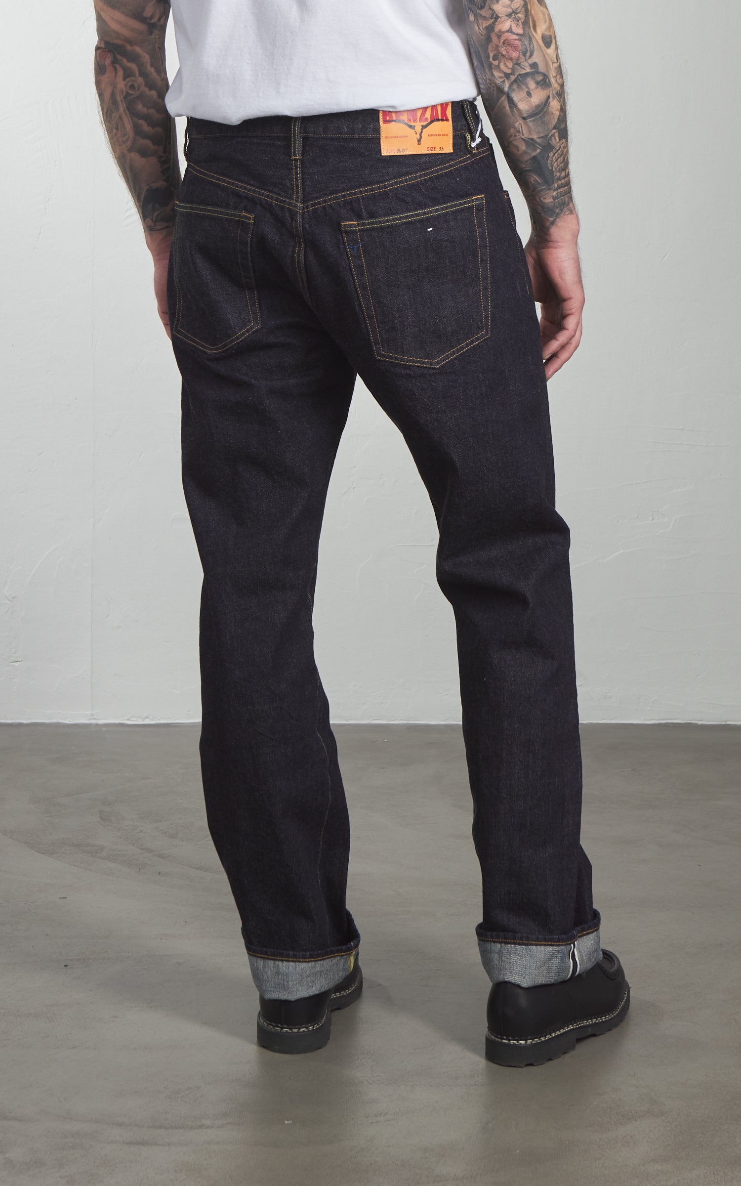 Benzak B-07 Relaxed Straight Forties Era Selvedge Indigo 14oz