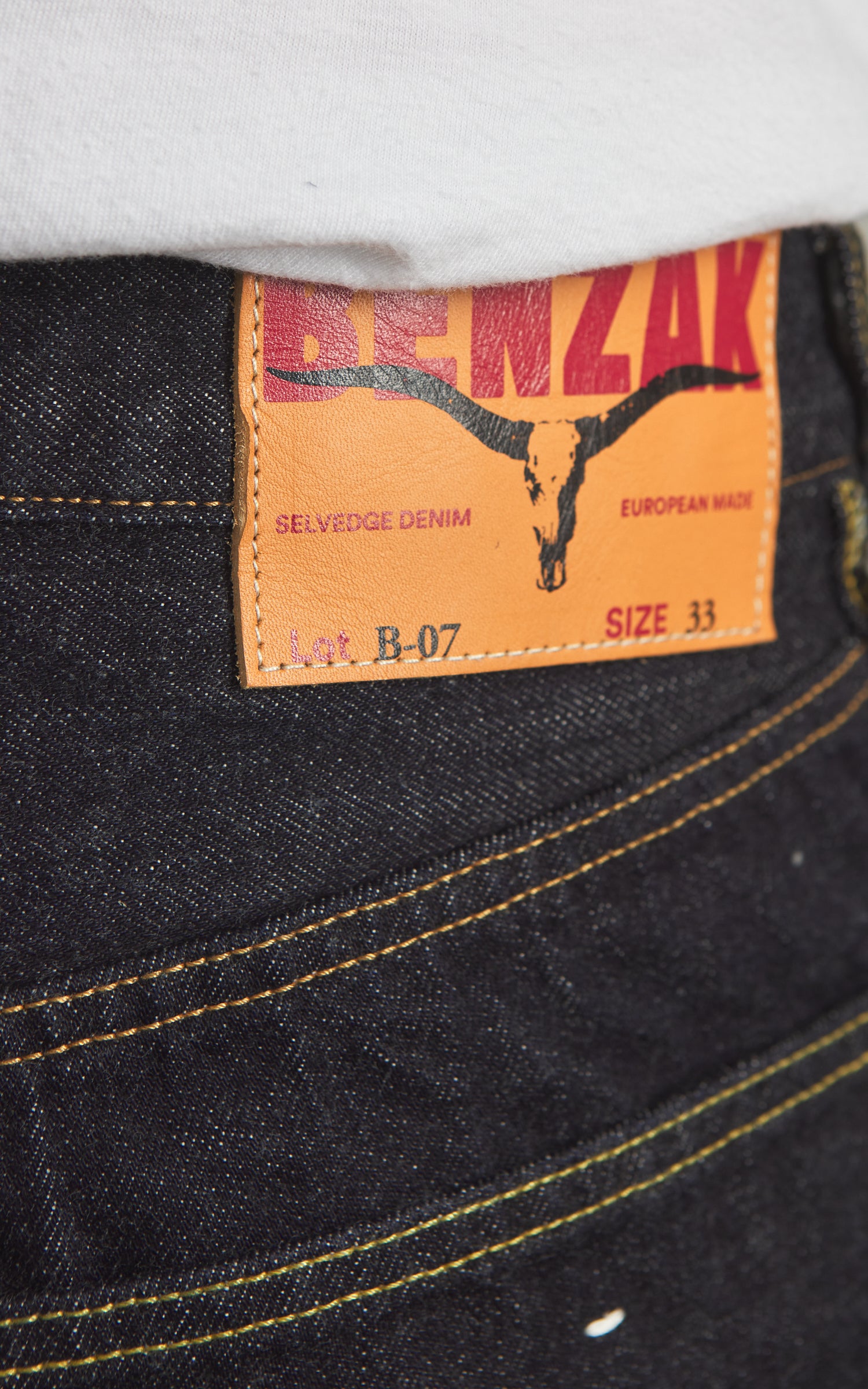 Benzak B-07 Relaxed Straight Forties Era Selvedge Indigo 14oz