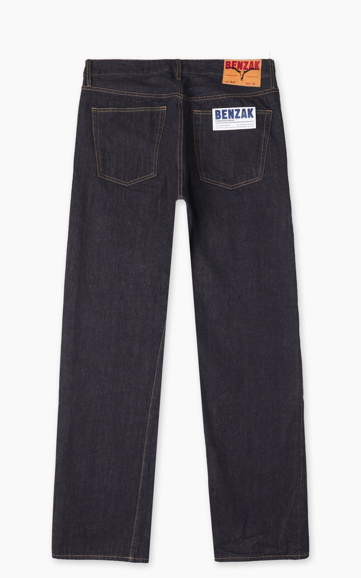 Benzak B-07 Relaxed Straight Forties Era Selvedge Indigo 14oz