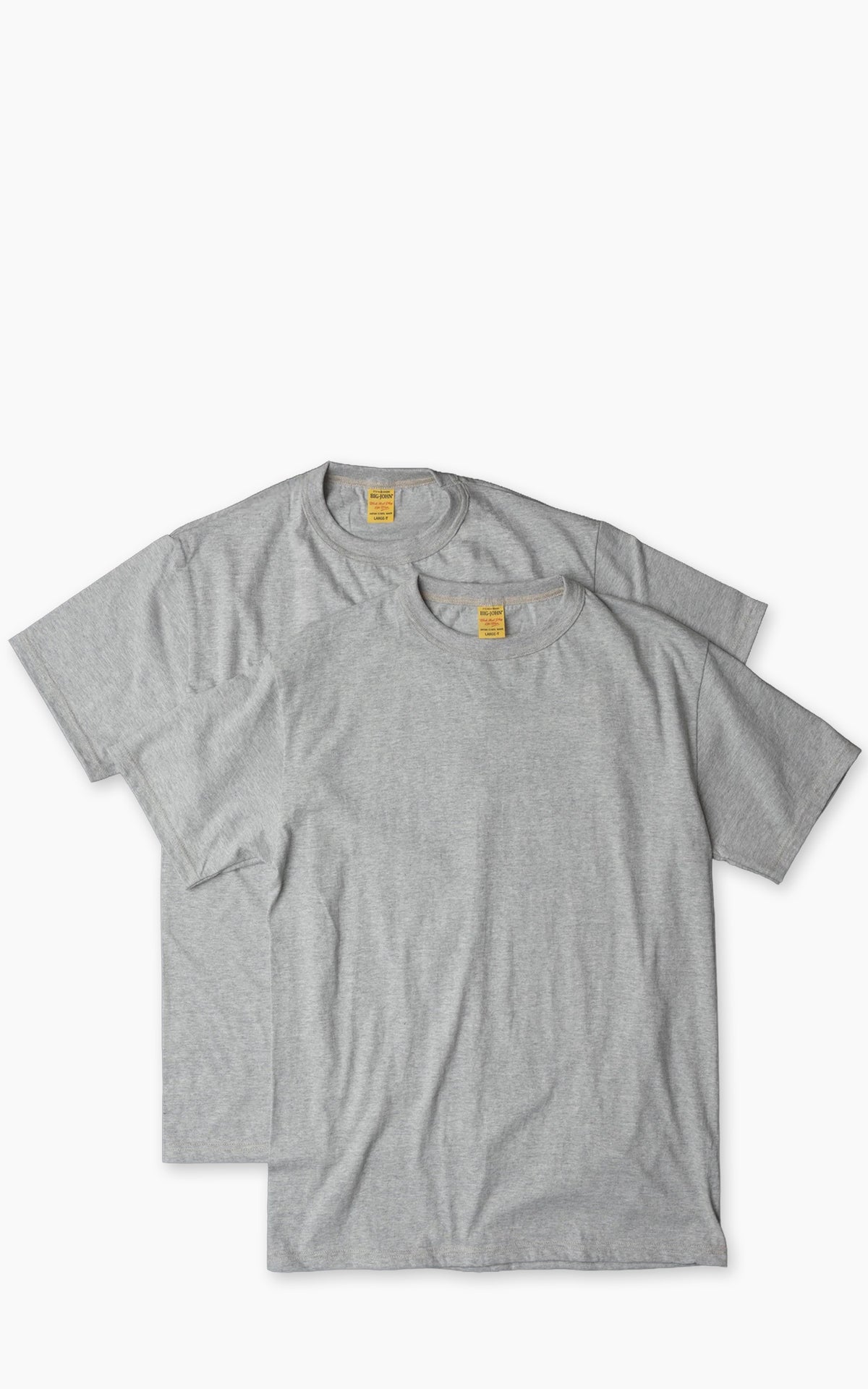 Big John Original 2-Pack T-Shirt Grey