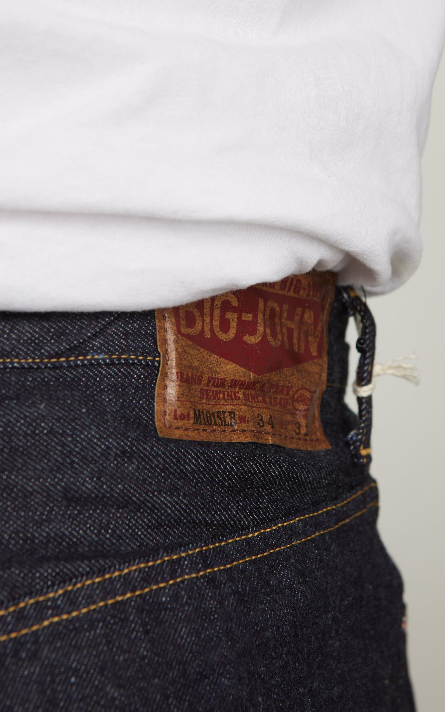 Big John SL Vintage Loose Straight Jeans Selvedge Indigo 12oz