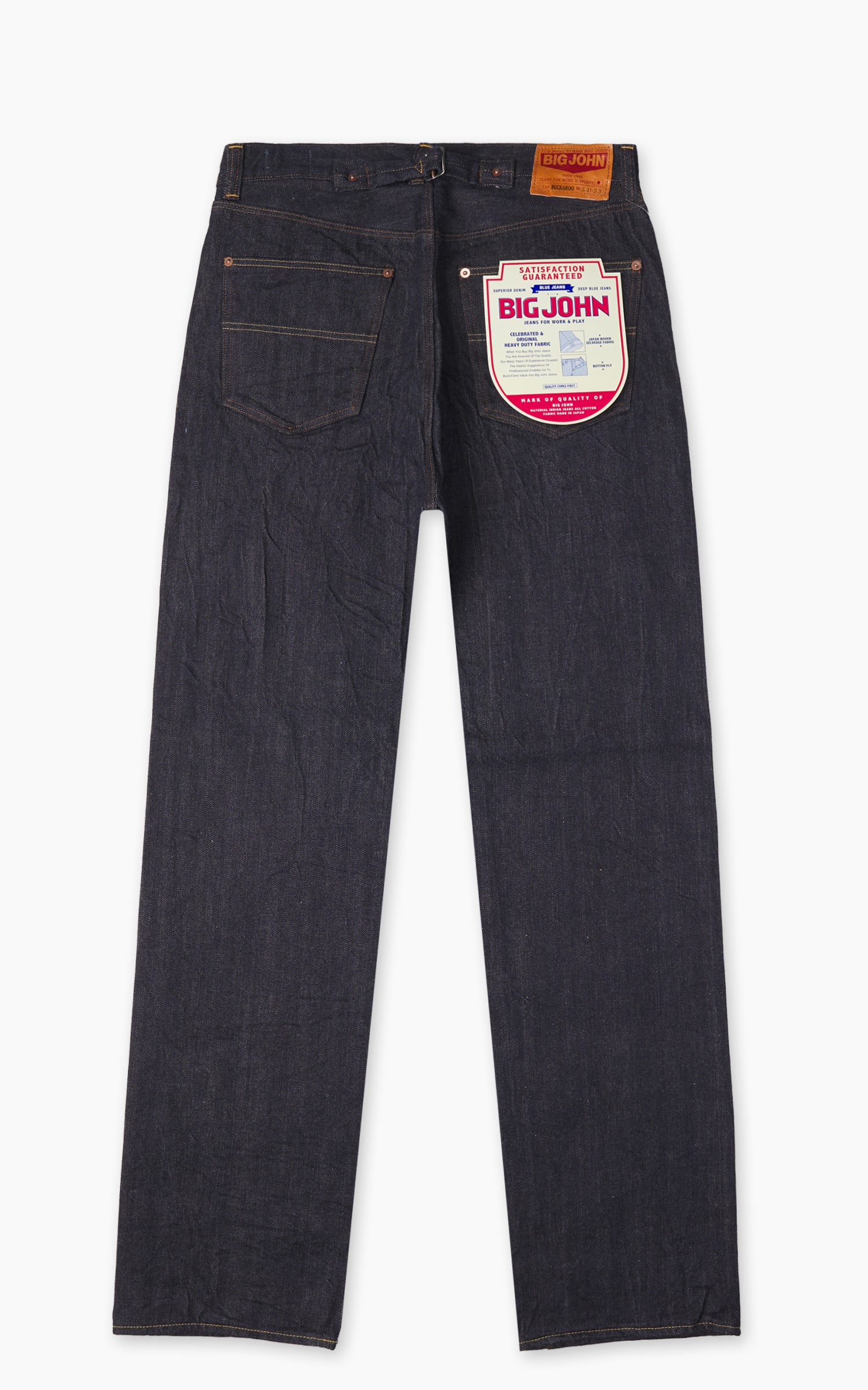 Big John Buckaroo Relaxed Jeans Selvedge Indigo