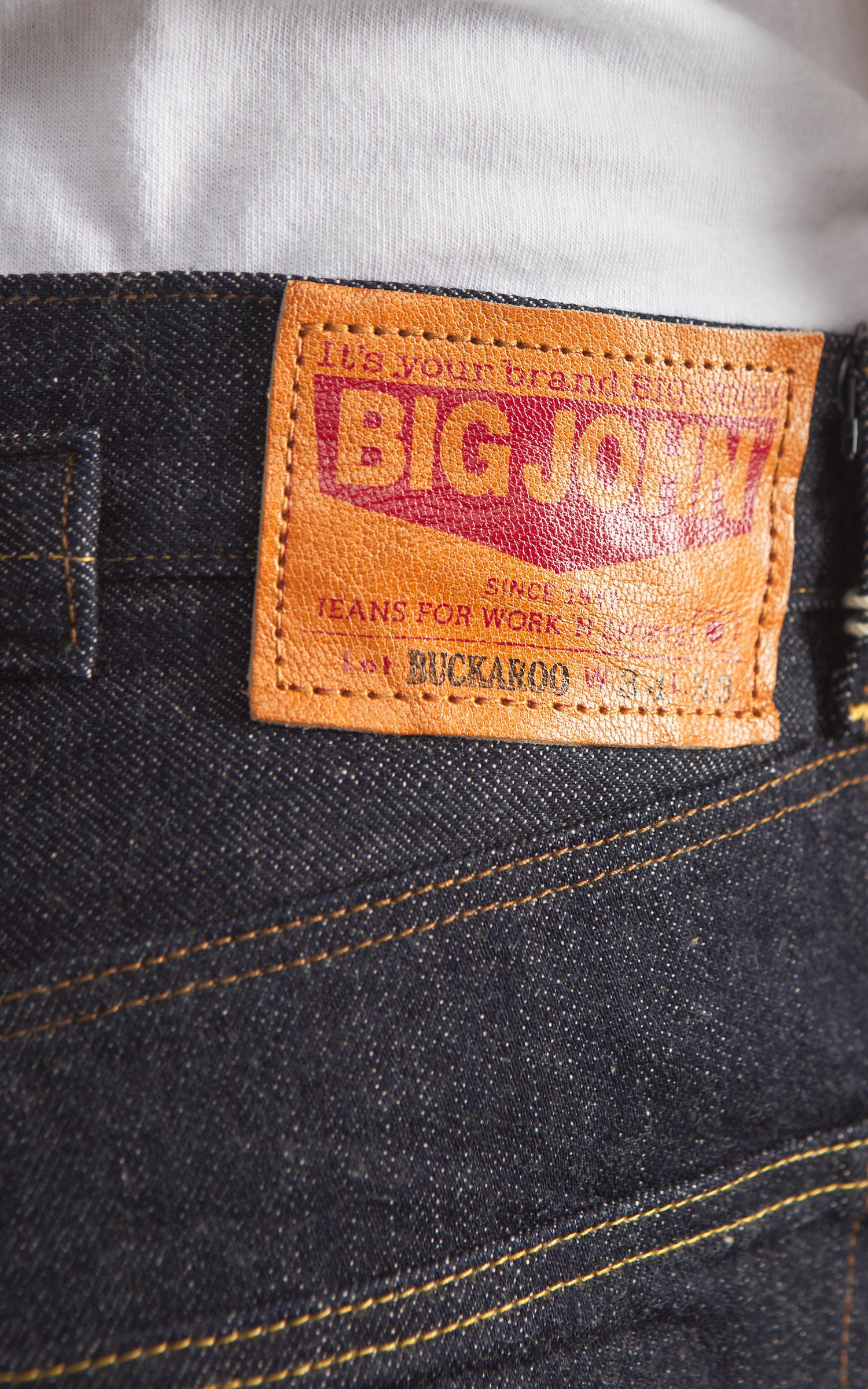 Big John Buckaroo Relaxed Jeans Selvedge Indigo