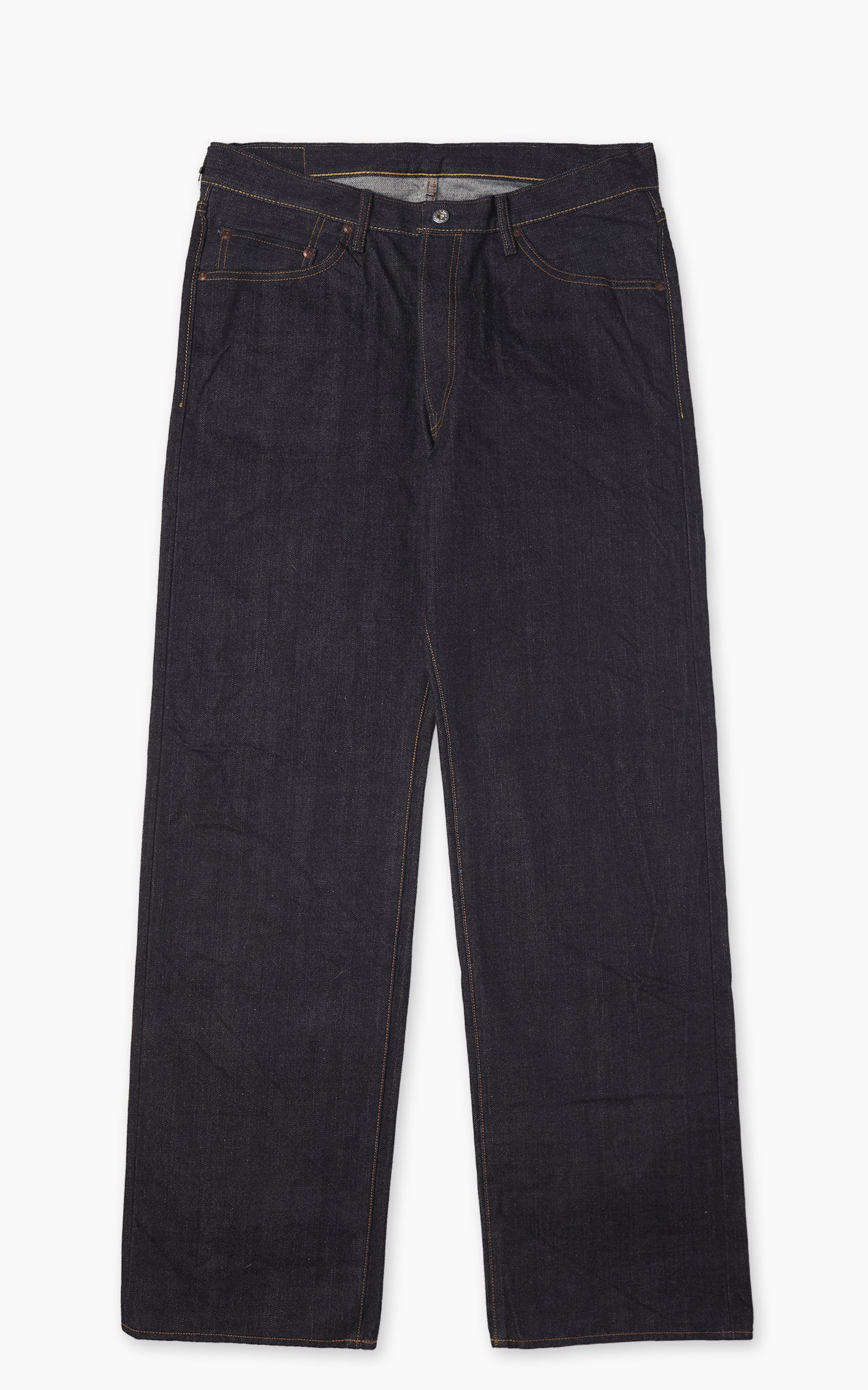 Big John Heavy Gauge Straight Jeans Selvedge Indigo 17oz