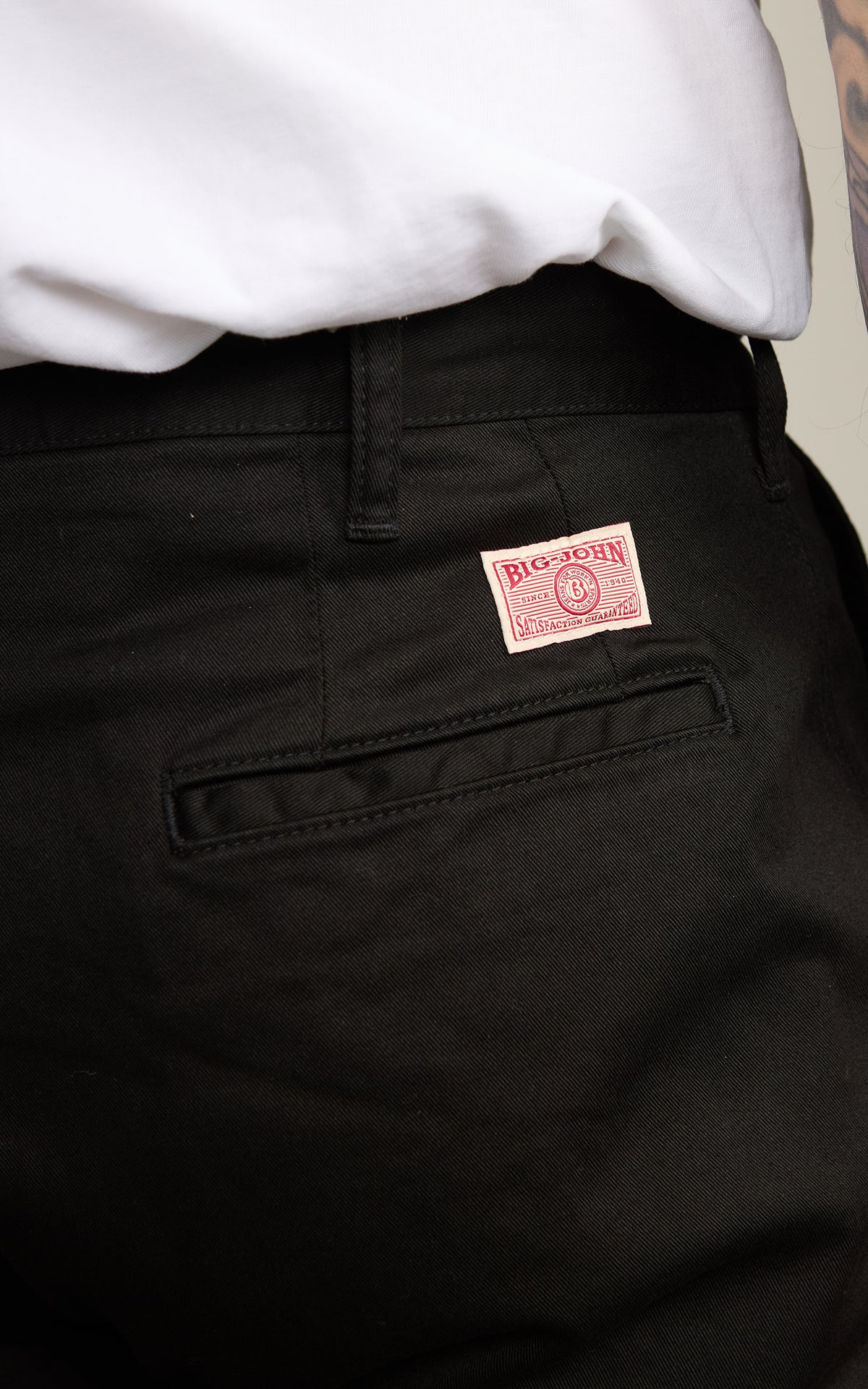 Big John Classic Chino Pants Black